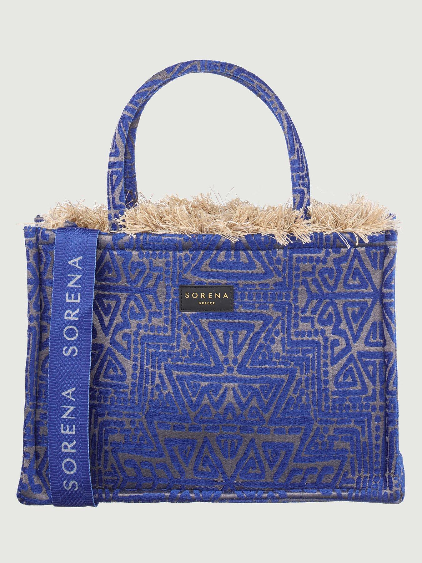 Image 2 of 7 of Sorena Poliaigos Big Tote Bag - Blue