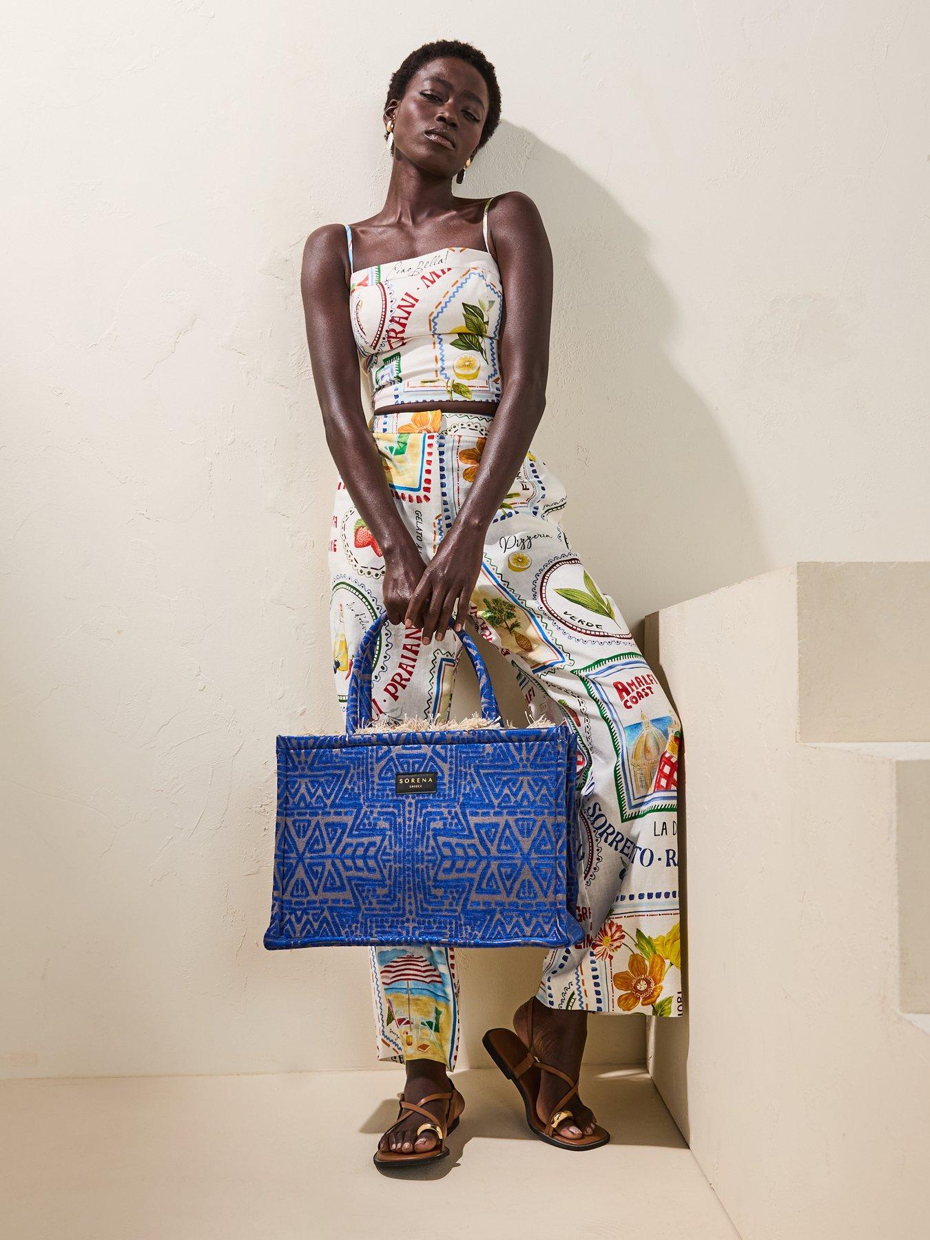 Image 6 of 7 of Sorena Poliaigos Big Tote Bag - Blue