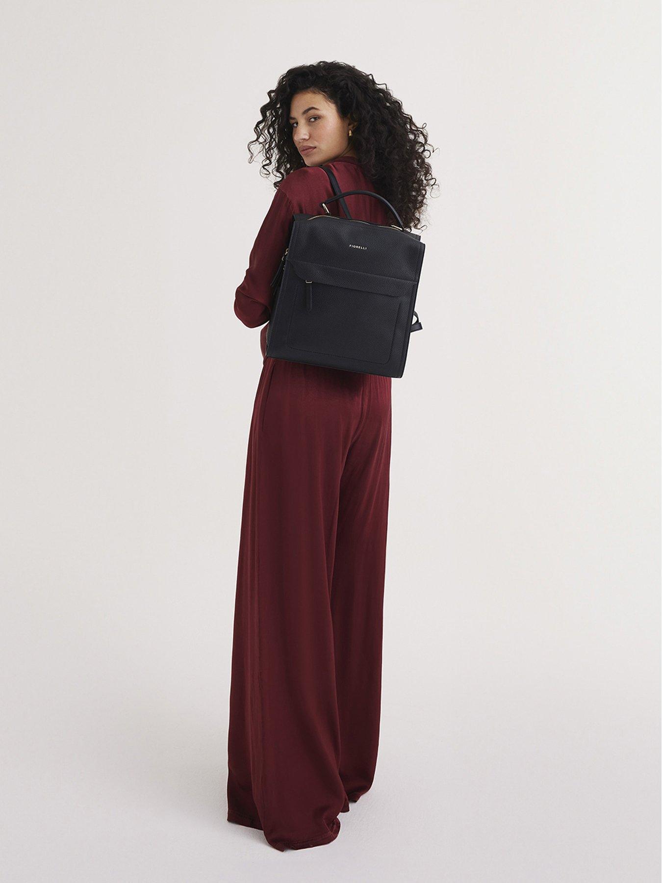 fiorelli-isla-large-backpack-blackstillFront