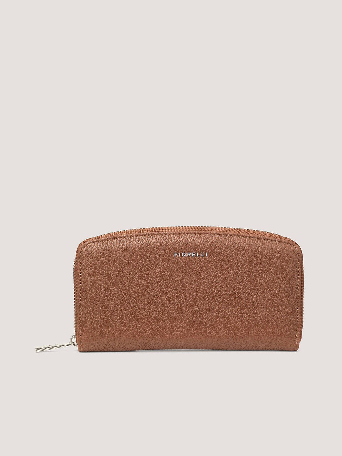 Image 1 of 1 of Fiorelli Benny Large Zip Around Purse - Brown