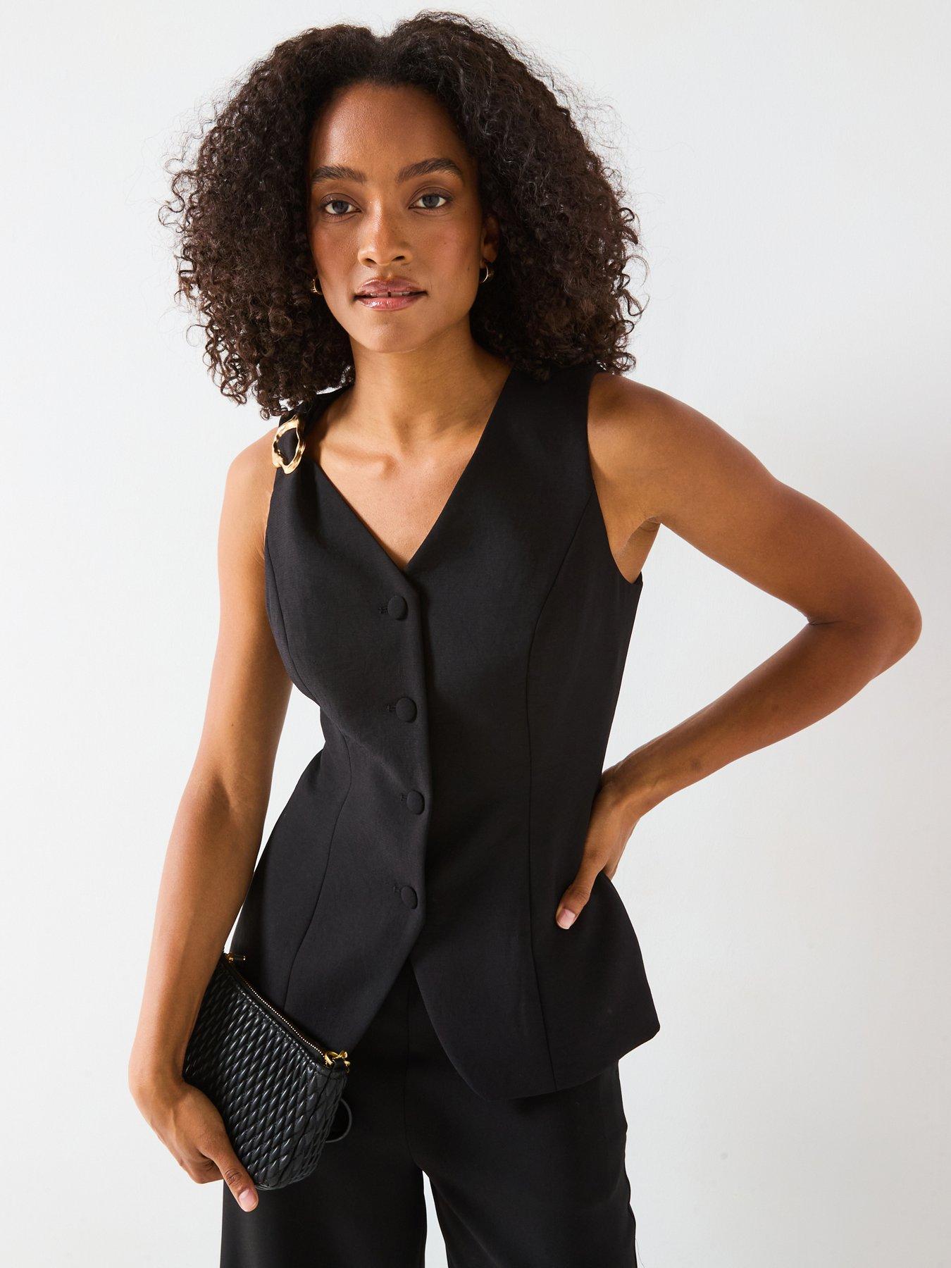 v-by-very-buckle-detailnbspwaistcoat-black