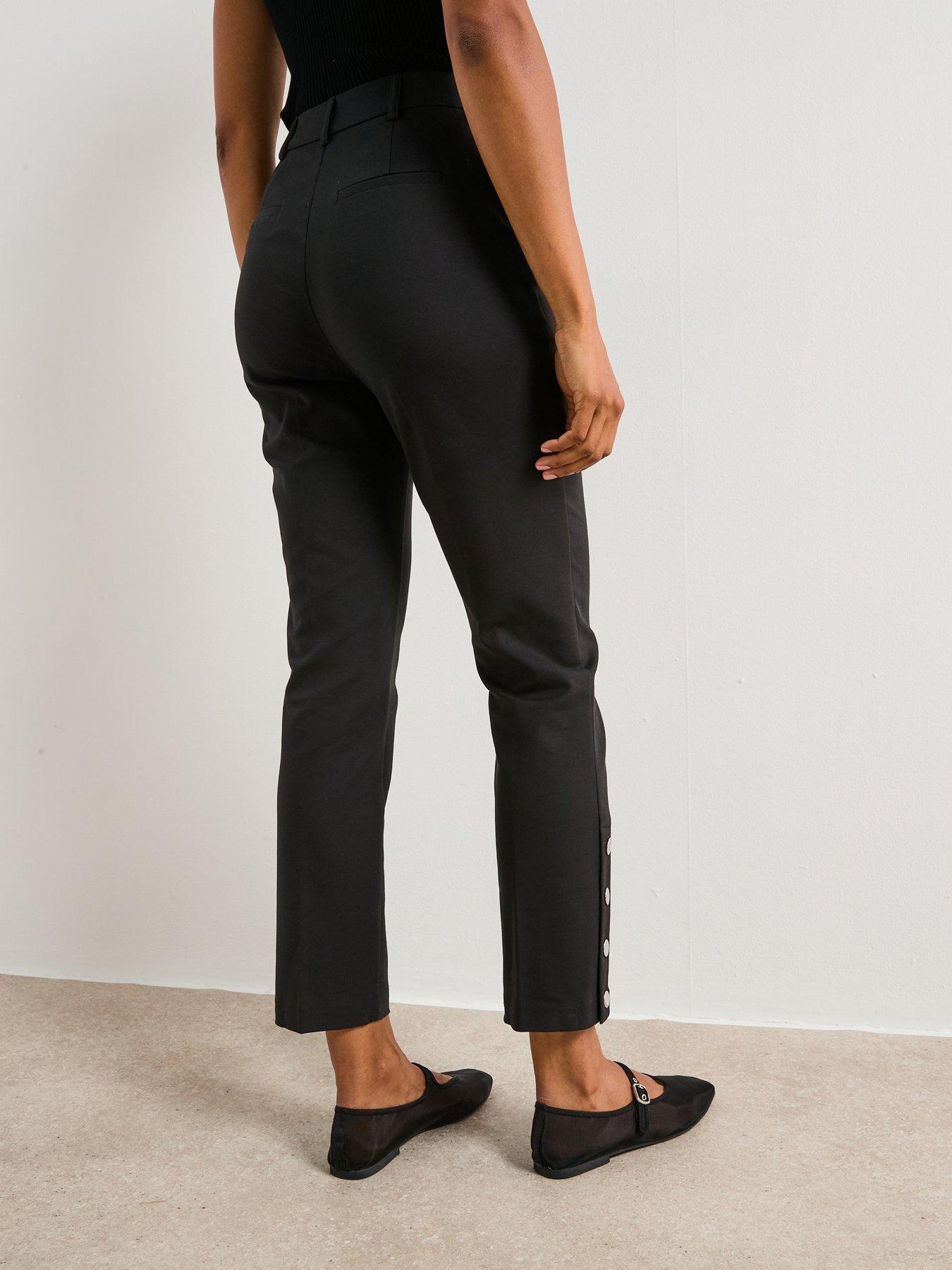 the-very-collection-button-cuff-trouser-blackstillFront