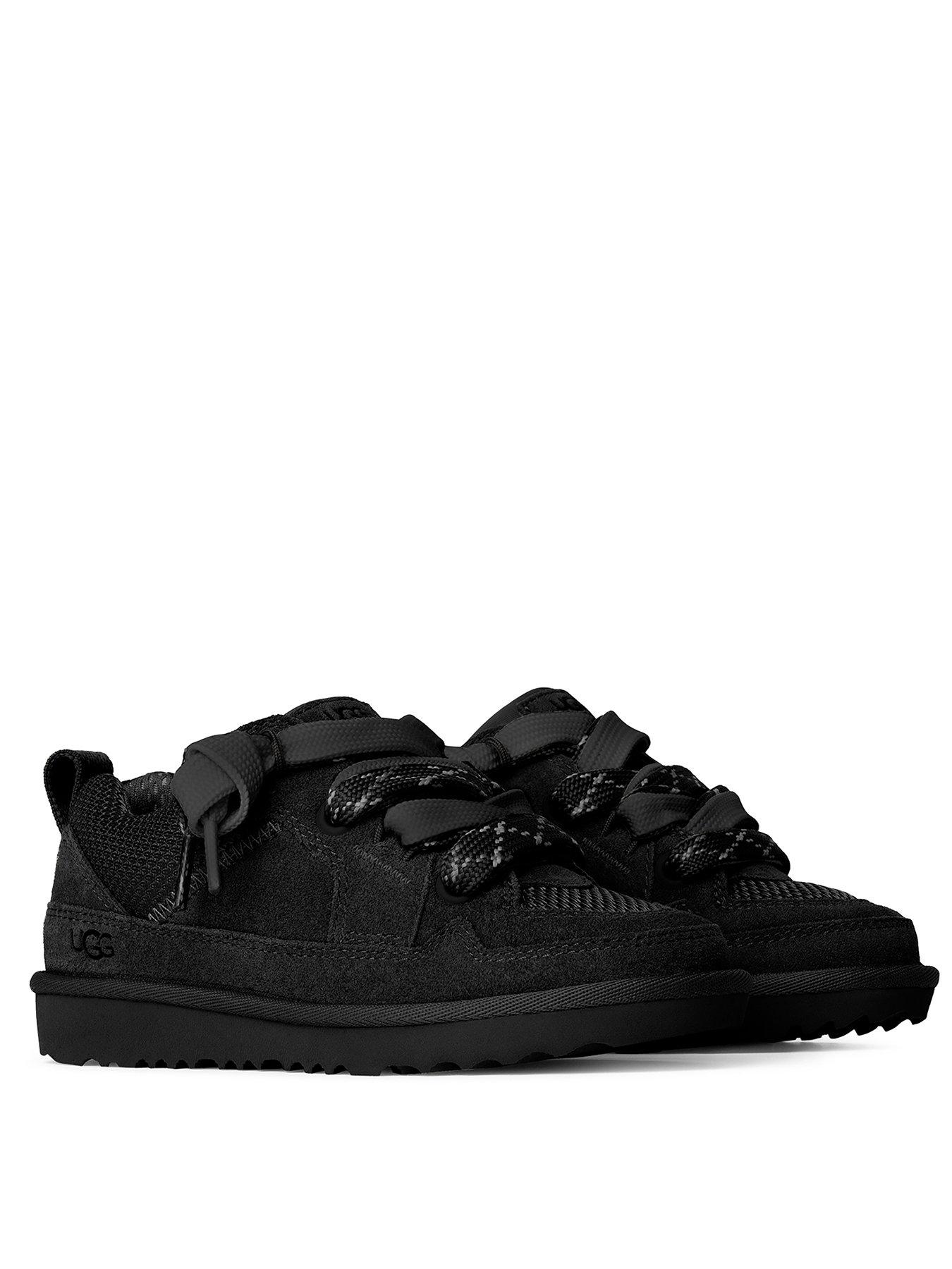 ugg-kids-lo-lowmel-shoe-blackstillFront