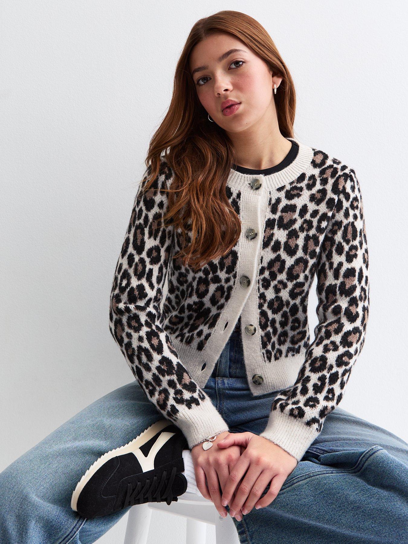 new-look-915-girls-leopard-print-cardigan-brown