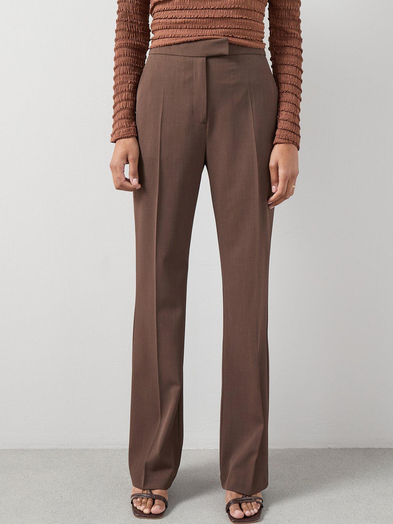 Image 4 of 6 of V by Very Clean Trouser - Brown
