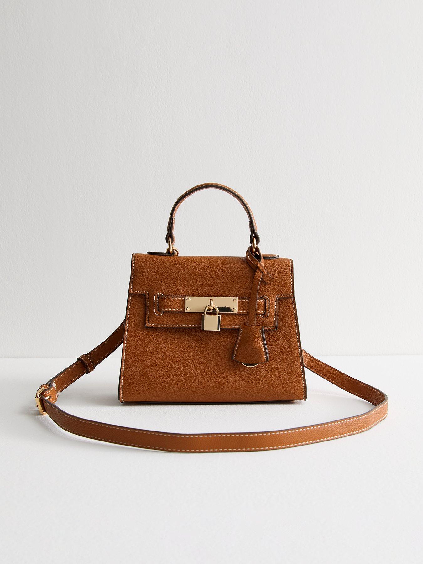 new-look-tan-faux-leather-top-handle-crossbody-bag