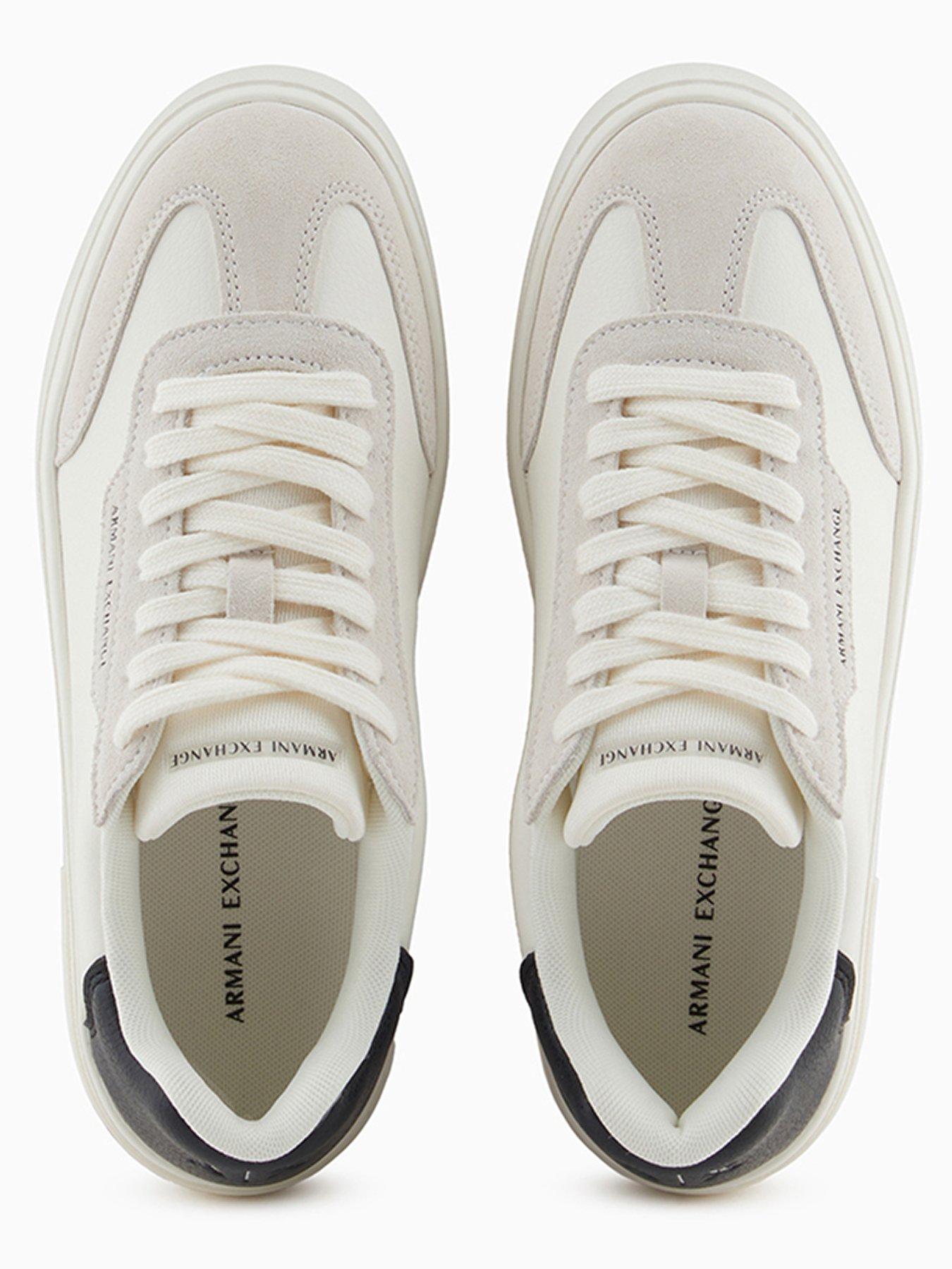 armani-exchange-lace-up-trainers-whiteoutfit