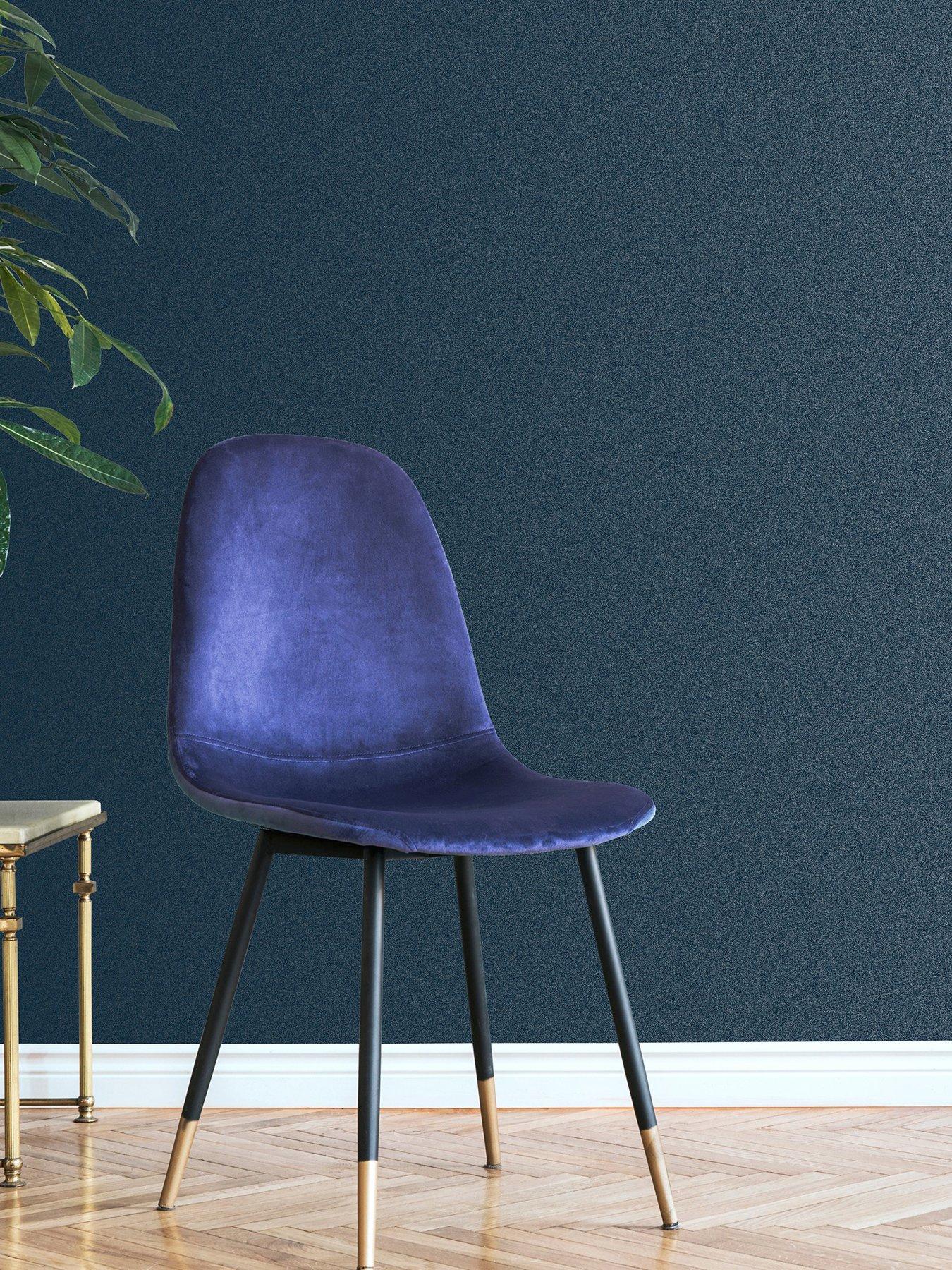 Image of Julian McDonald Disco Navy Wallpaper