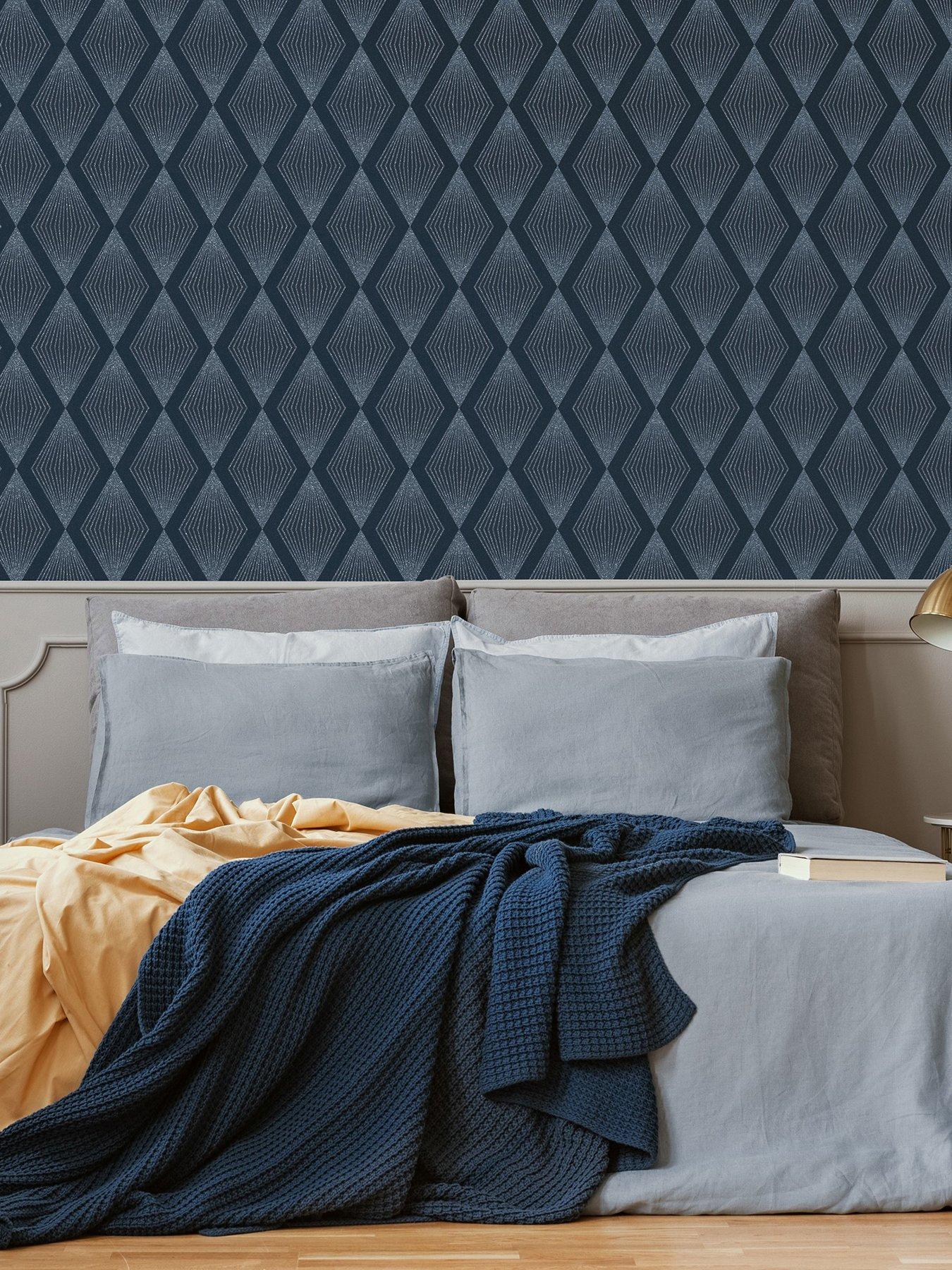 Julian McDonald Chandelier - Navy Wallpaper