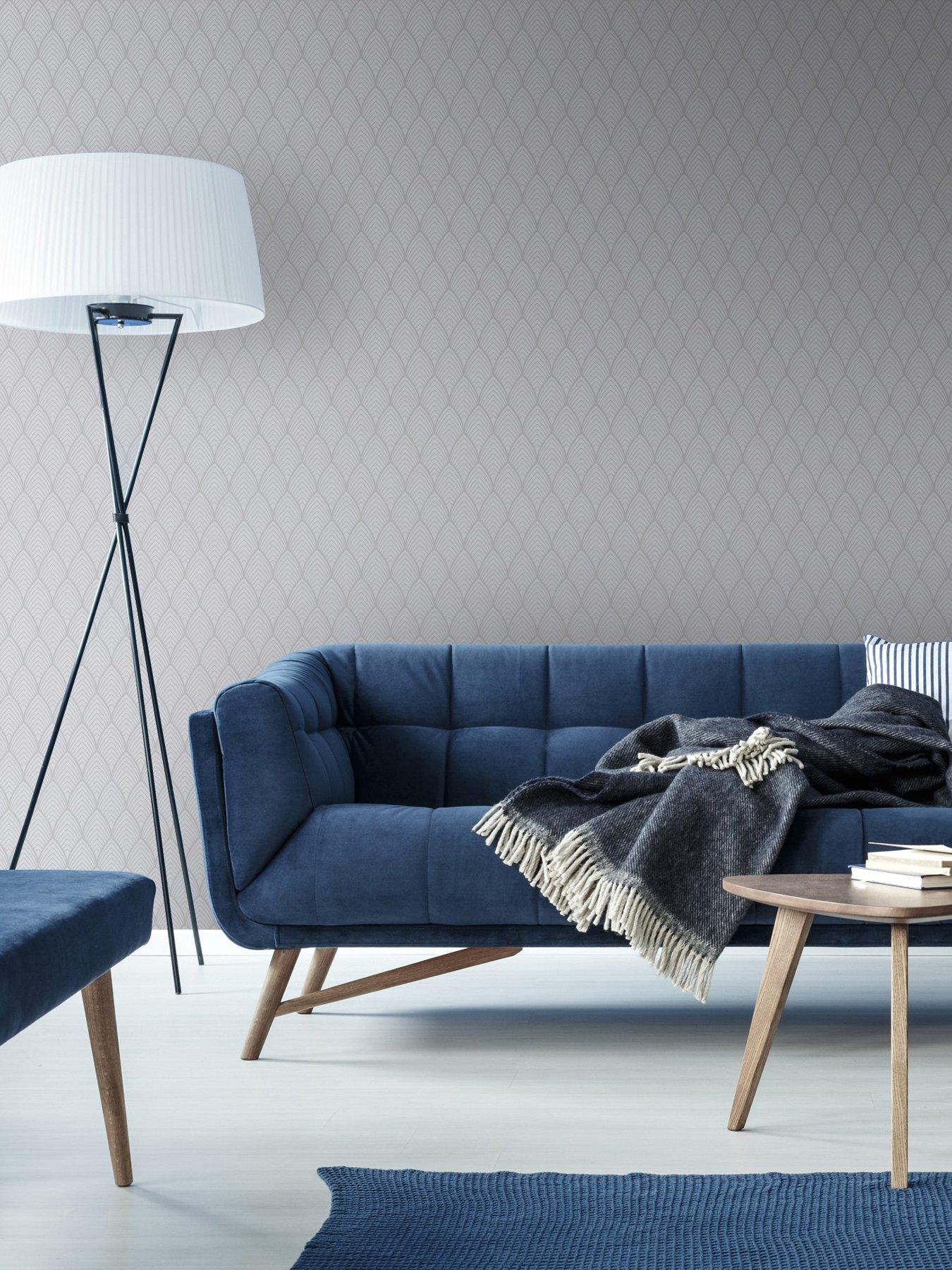 Image 1 of 3 of Superfresco Easy Bercy Gris Argent Wallpaper