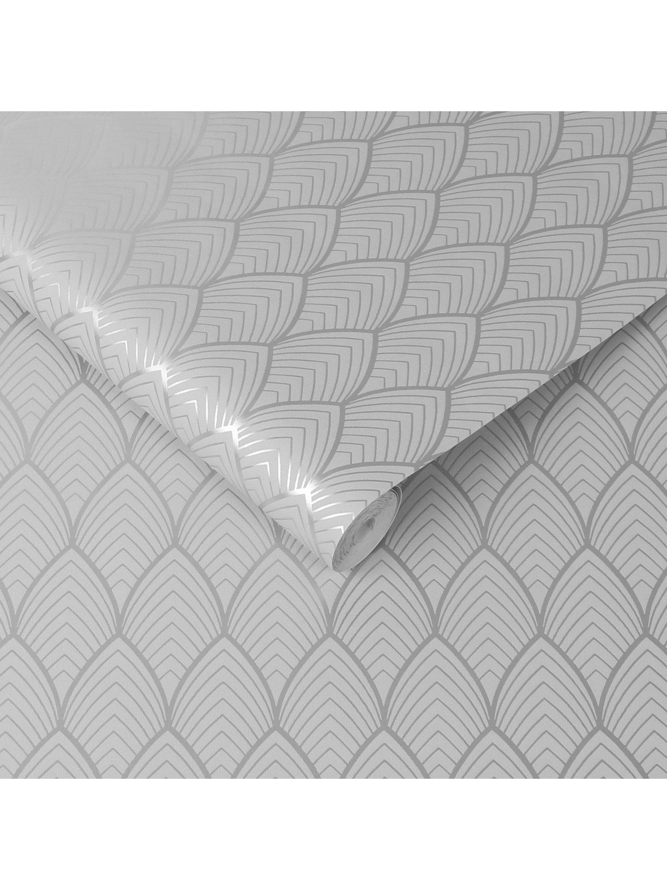 Image 3 of 3 of Superfresco Easy Bercy Gris Argent Wallpaper