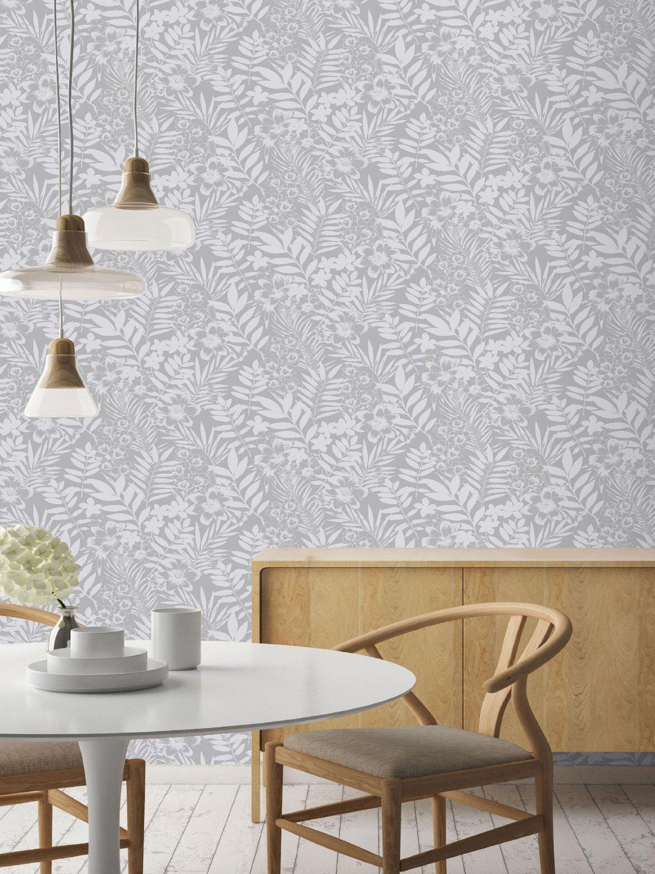 undefined Palm Springs - Silver Wallpaper