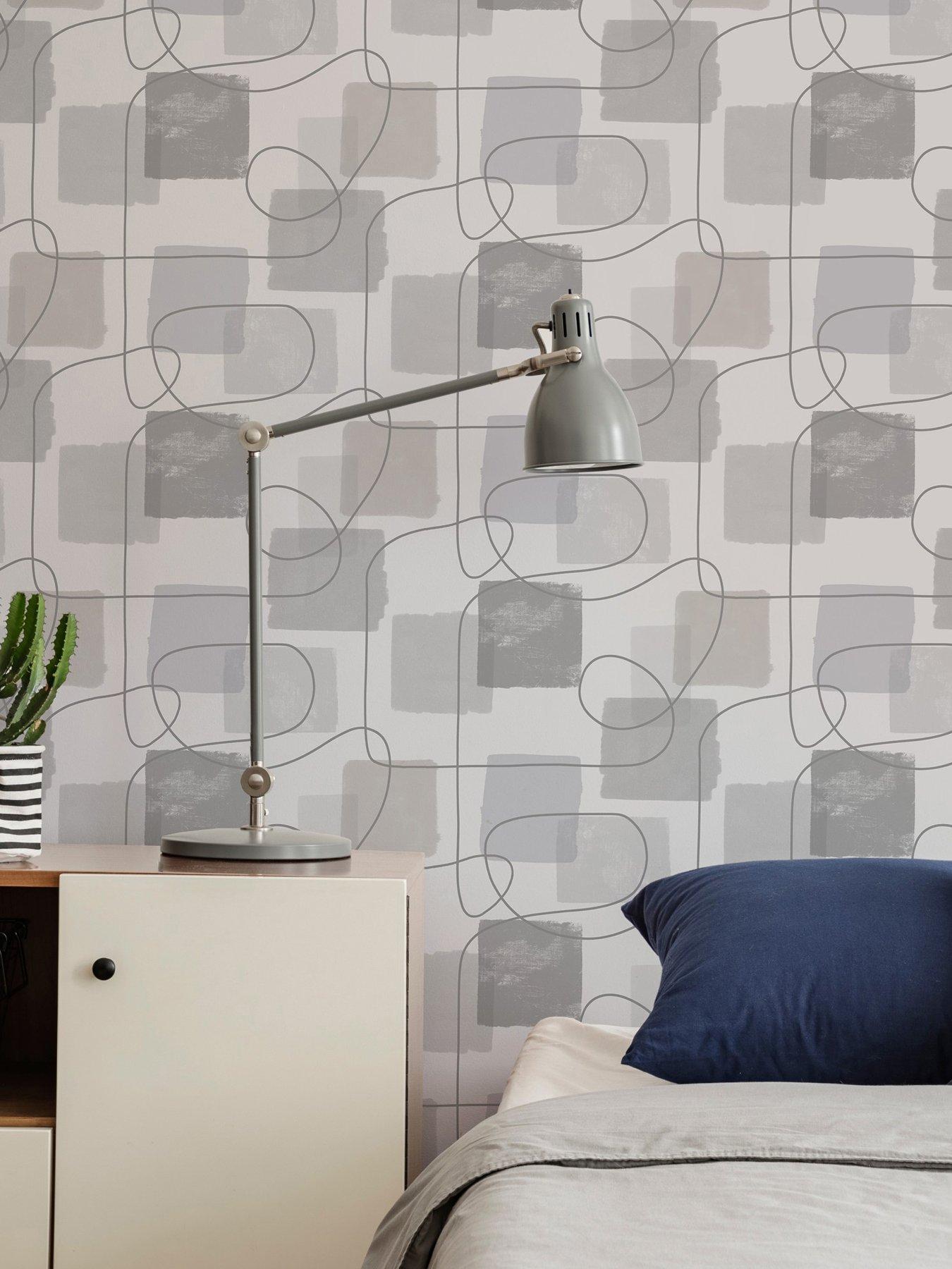undefined Abstract Lines - Grey Wallpaper