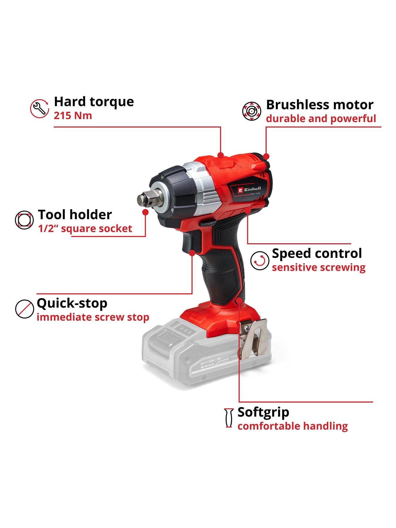 Image 2 of 7 of Einhell PXC 18V Cordless Expert Impact Driver  - TE-CW 18 Li Brushless-Solo
