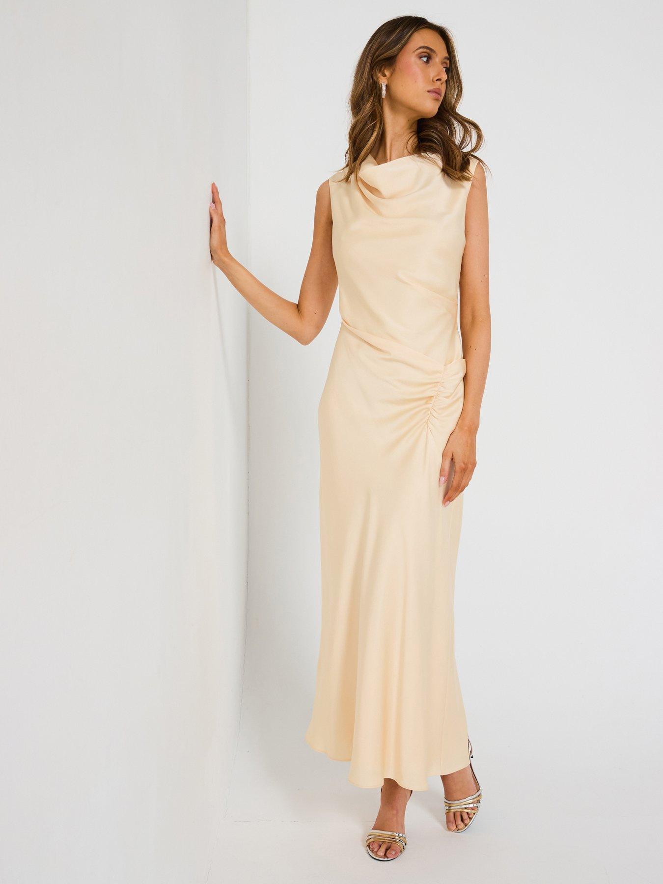 Forever New Ava Draped Satin Maxi Dress - Multi | Very Ireland
