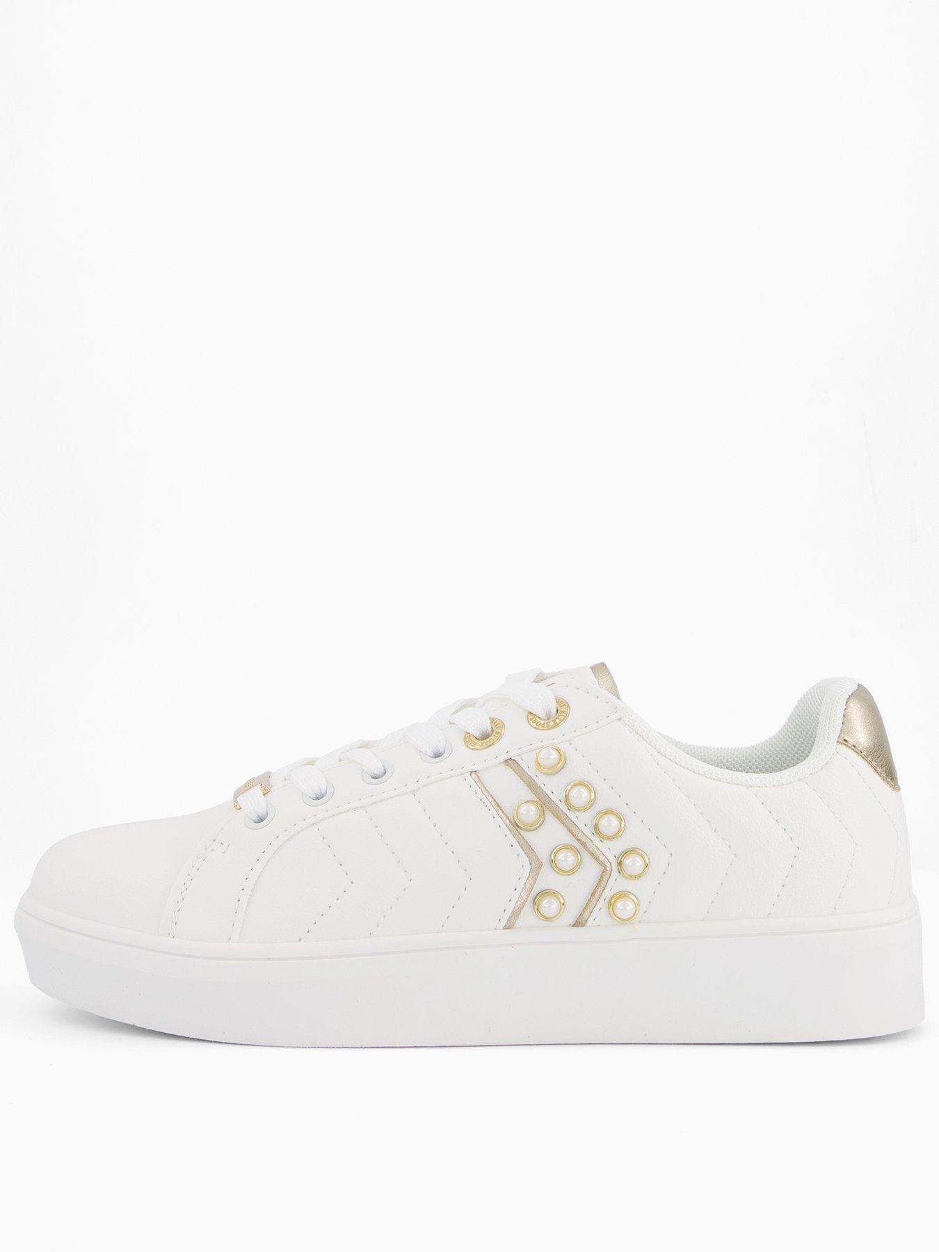 Image 1 of 7 of Elle Sport Sports Quilting Trainer - White