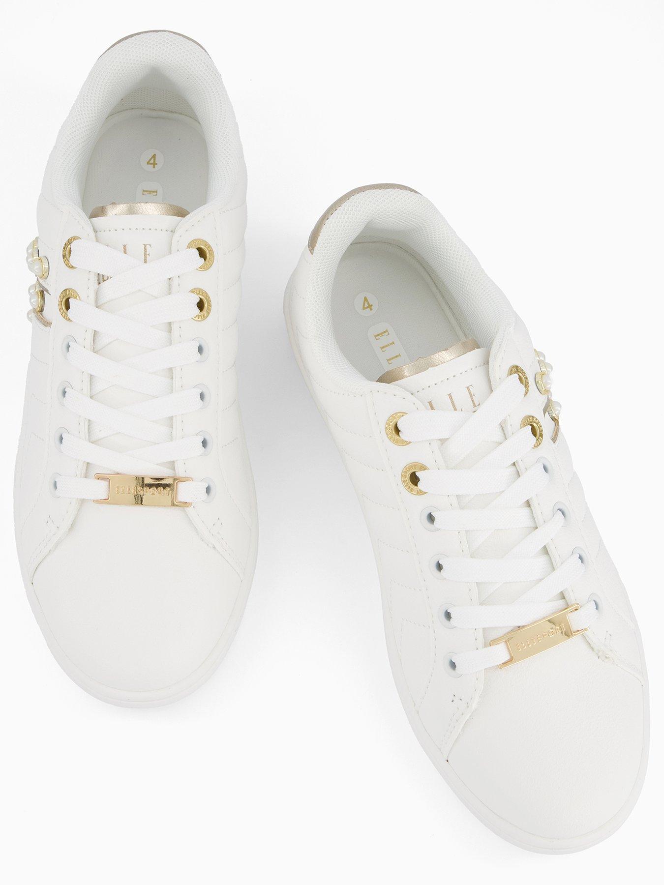 Image 3 of 7 of Elle Sport Sports Quilting Trainer - White