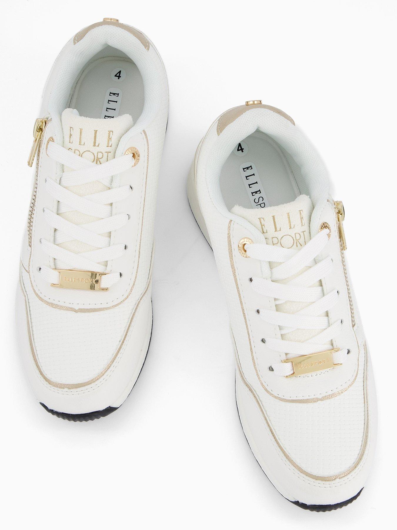Image 3 of 7 of Elle Sport Sports Wedge Trainer - White