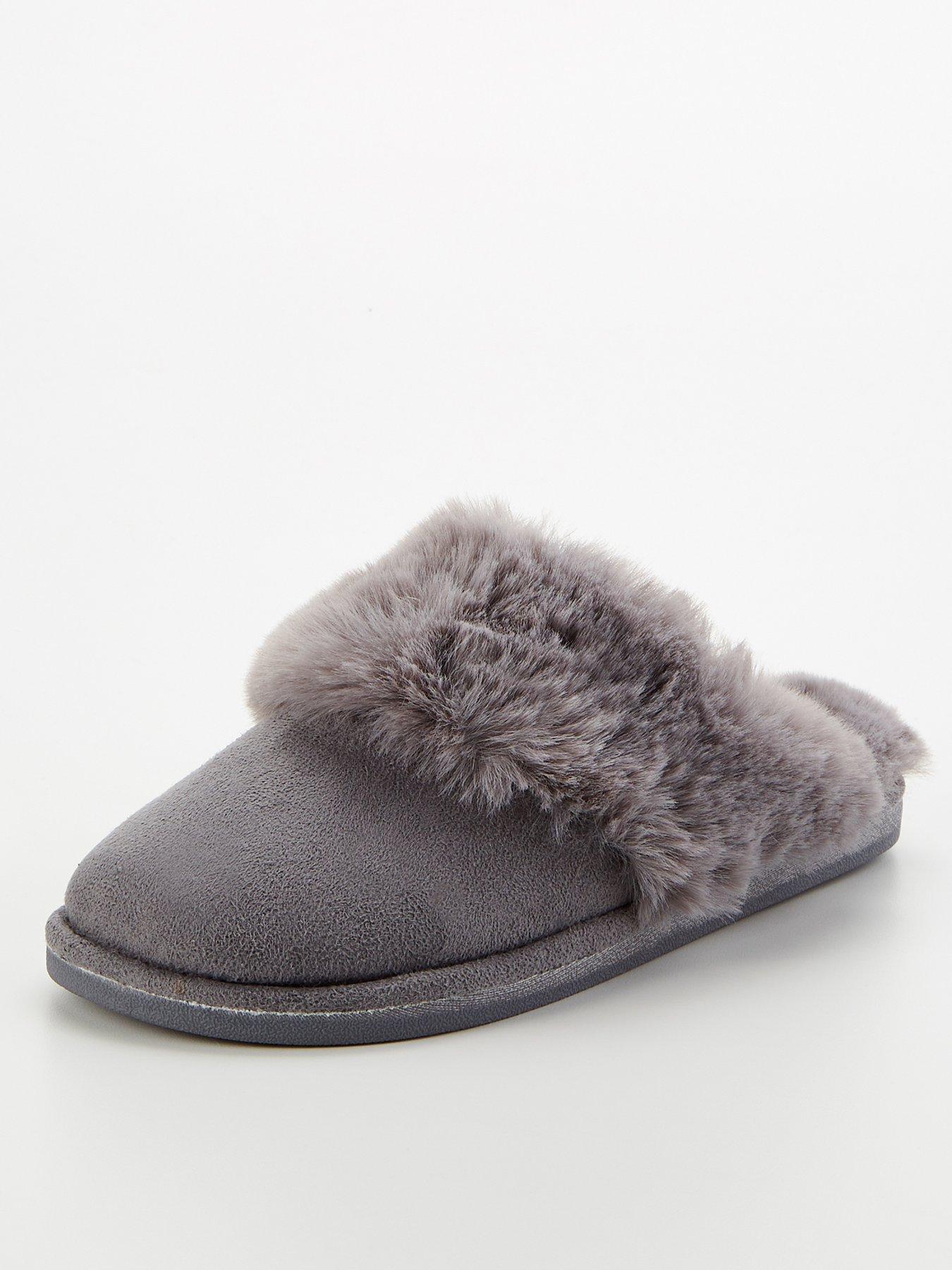 the-very-collection-mule-slippers-greystillFront