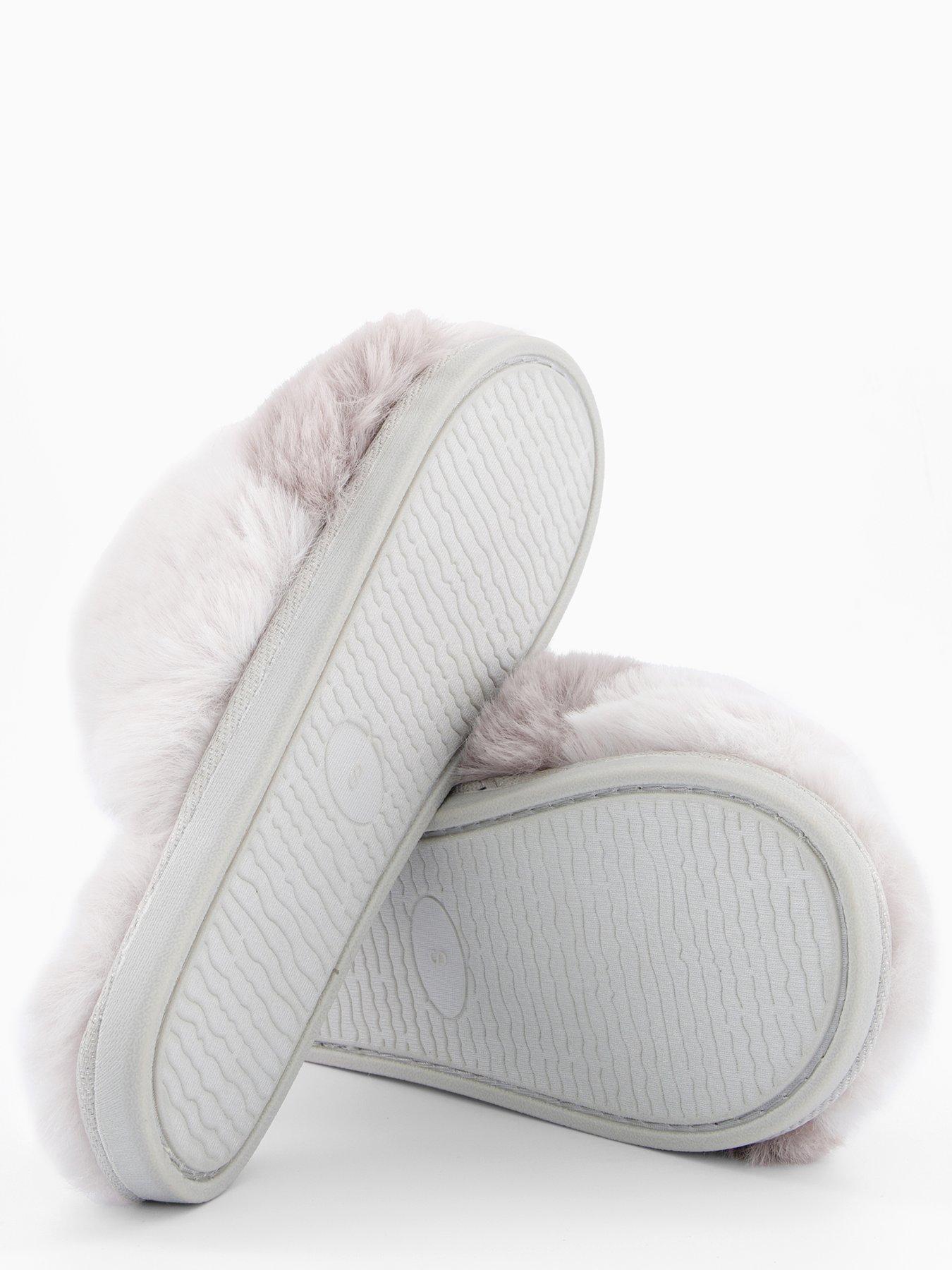v-by-very-fluffy-cross-knot-slider-slippers-greydetail