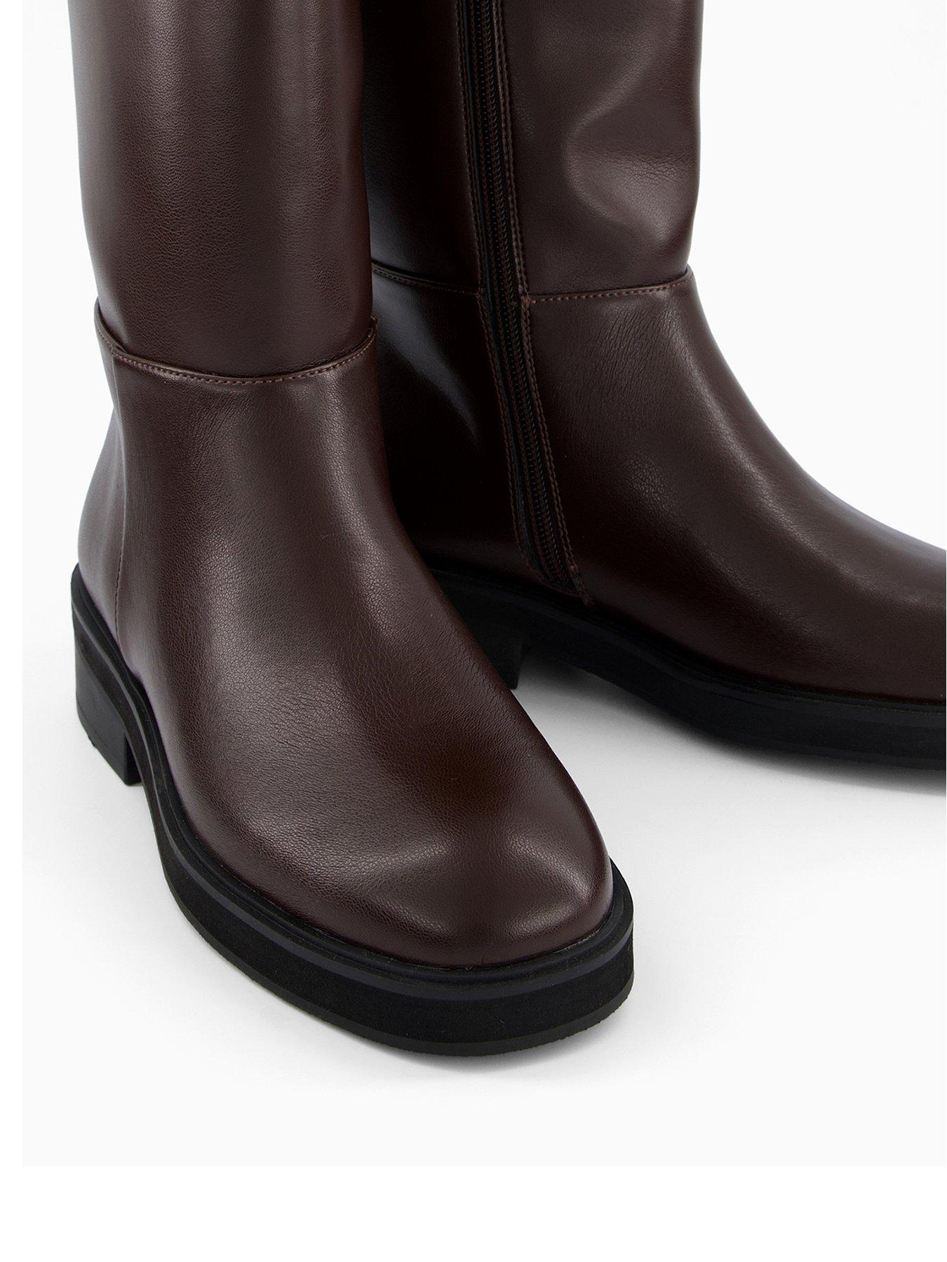 v-by-very-flat-clean-riding-boots-brownoutfit
