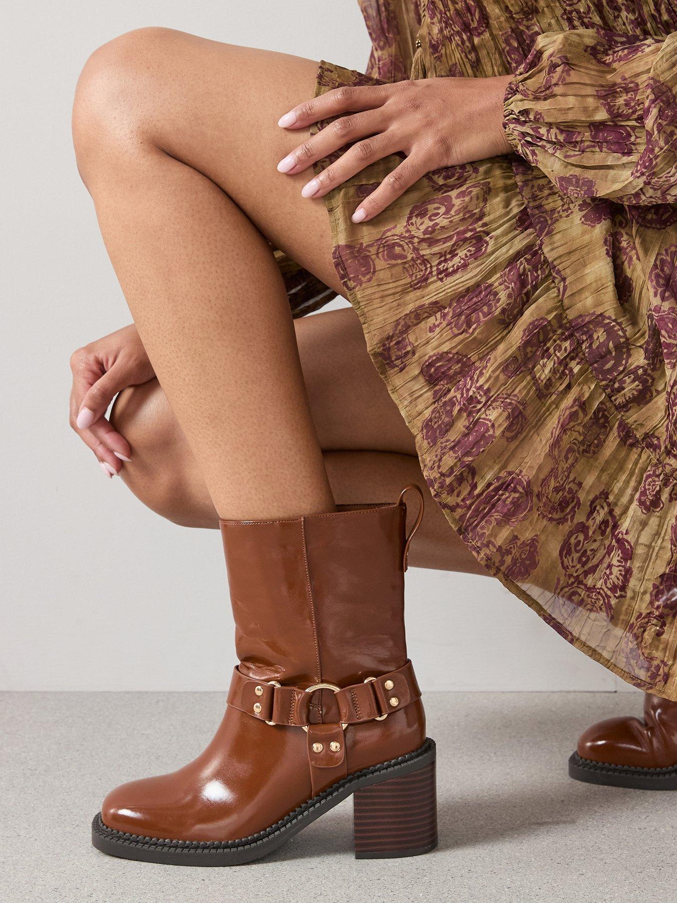 v-by-very-mid-calf-low-block-biker-boot-brown