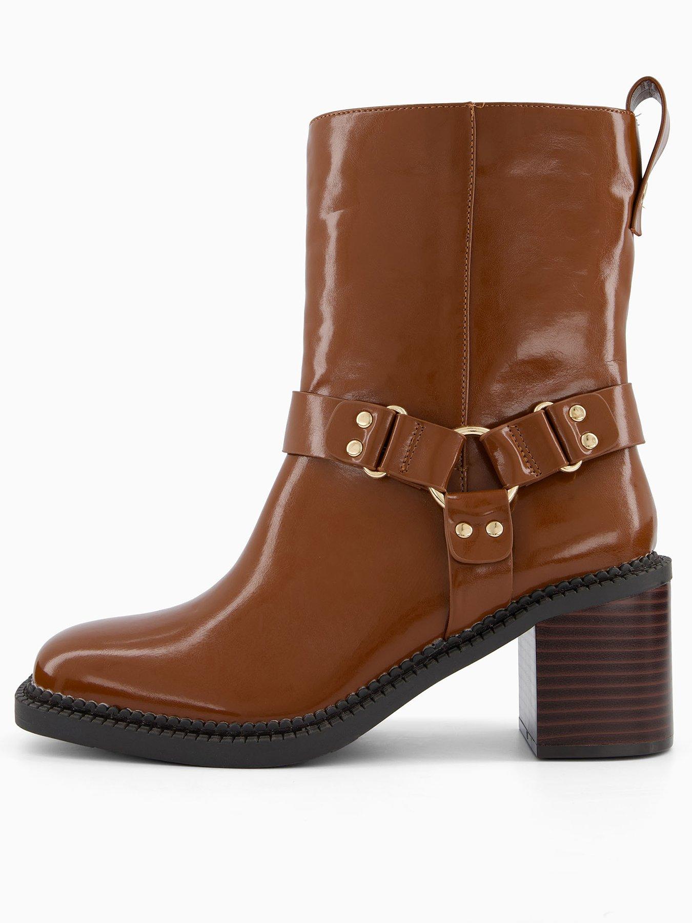 v-by-very-mid-calf-low-block-biker-boot-brownstillFront
