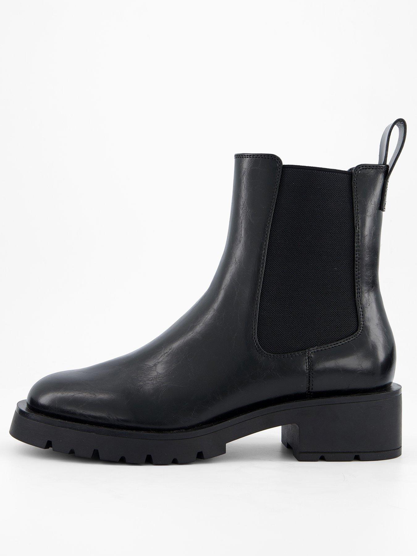 The Very Collection Chelsea Wide Fit Chelsea Ankle Boot - Black