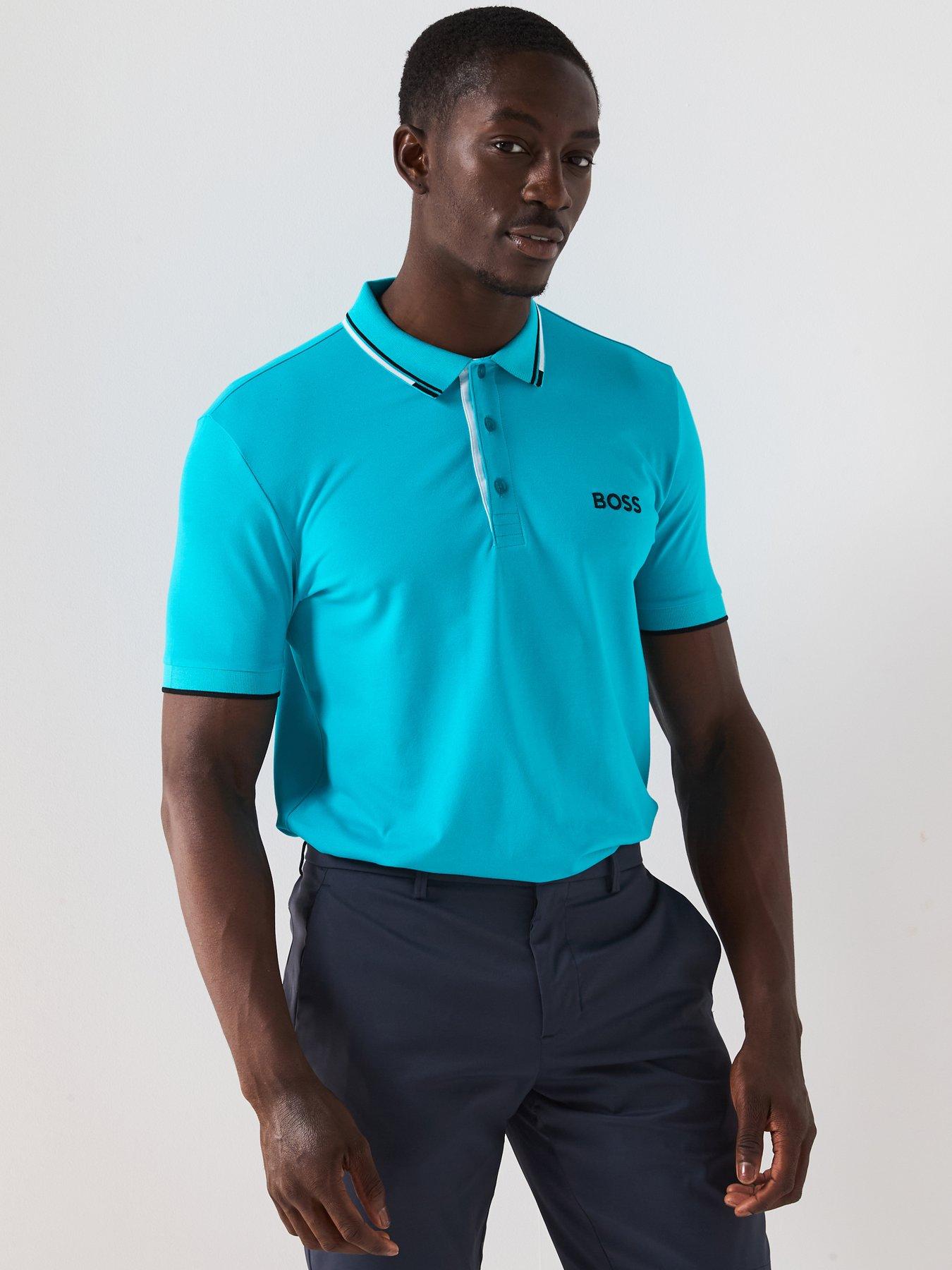 undefined Mens Golf Paddy Pro Regular Fit Polo - Blue