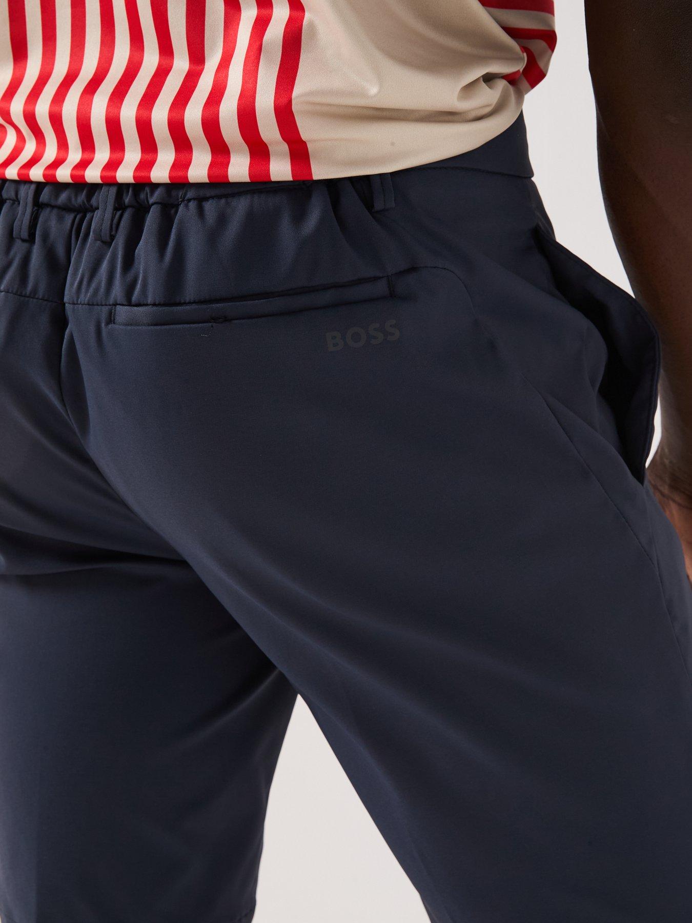 Image 4 of 5 of BOSS Mens Golf Phoenix Slim Fit Shorts - Dark Blue