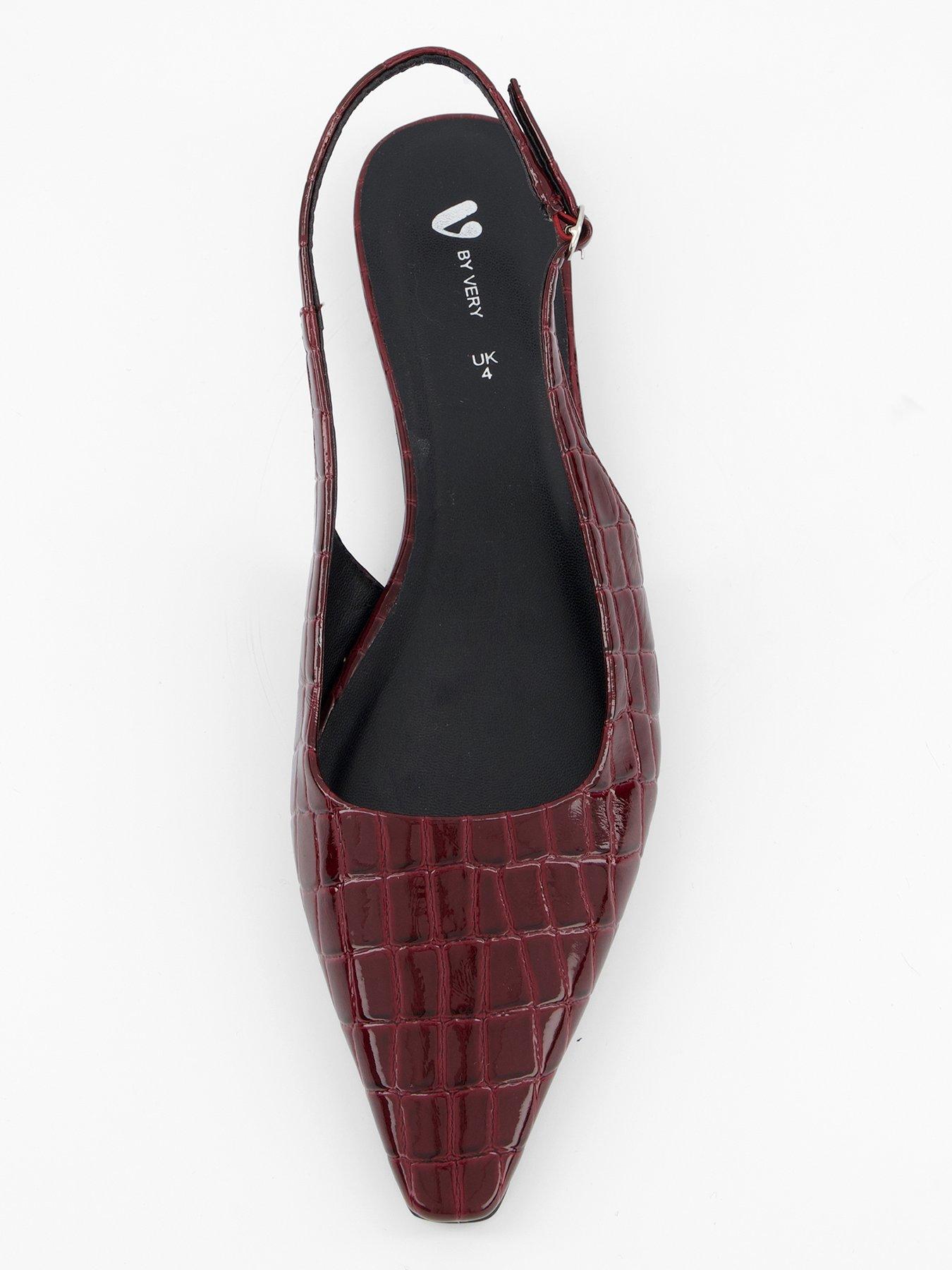 v-by-very-croc-patent-sling-back-flat-shoe-reddetail