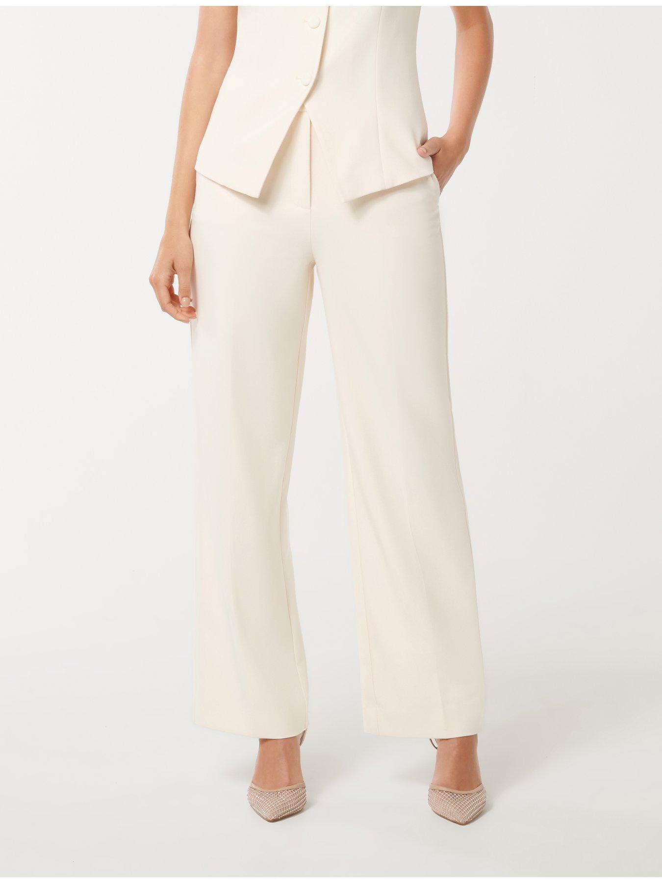 Forever New Aries Straight Leg Pants - Yellow