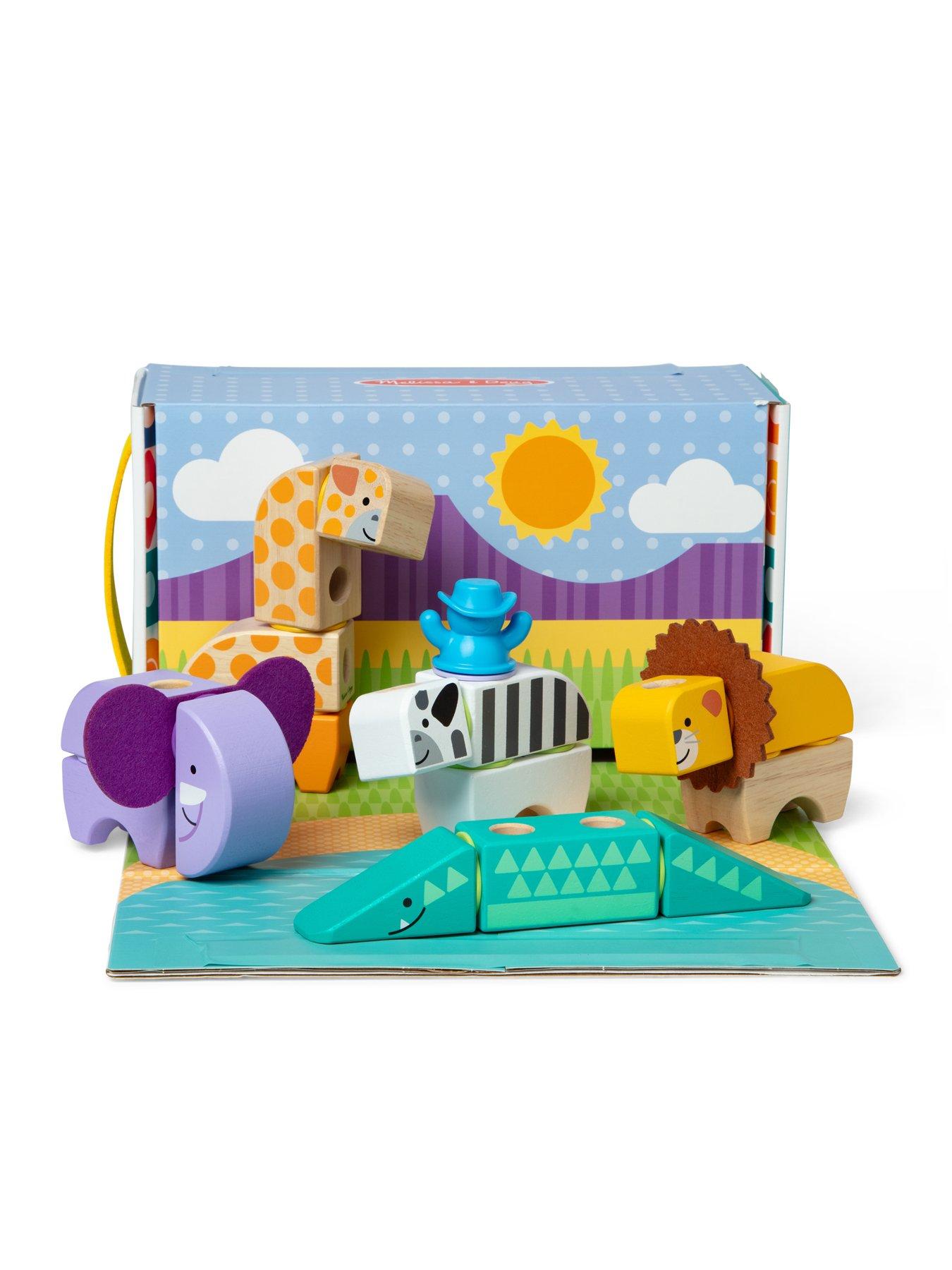 Image 2 of 8 of Melissa & Doug Blockables Safari Play Set