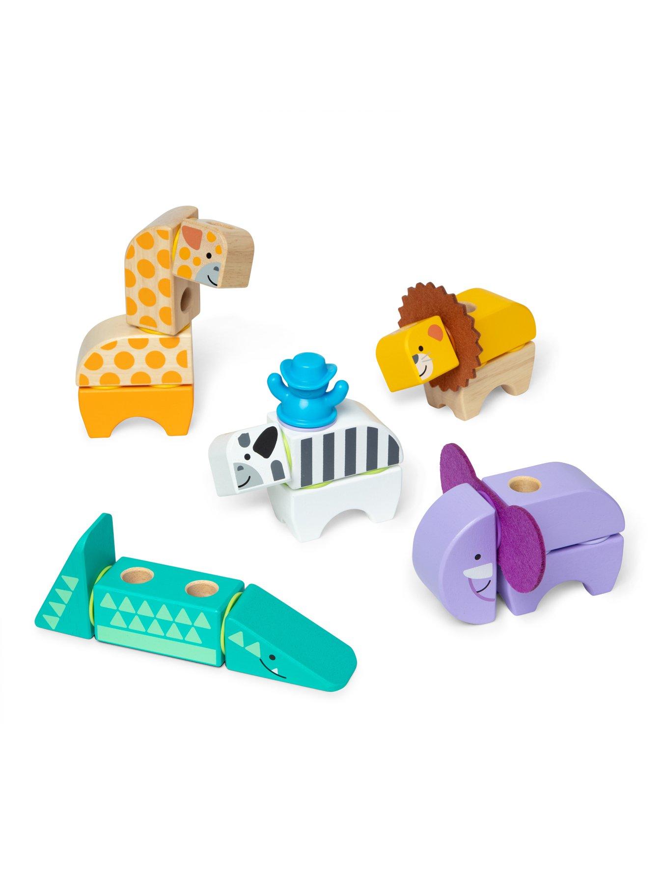 Image 3 of 8 of Melissa & Doug Blockables Safari Play Set