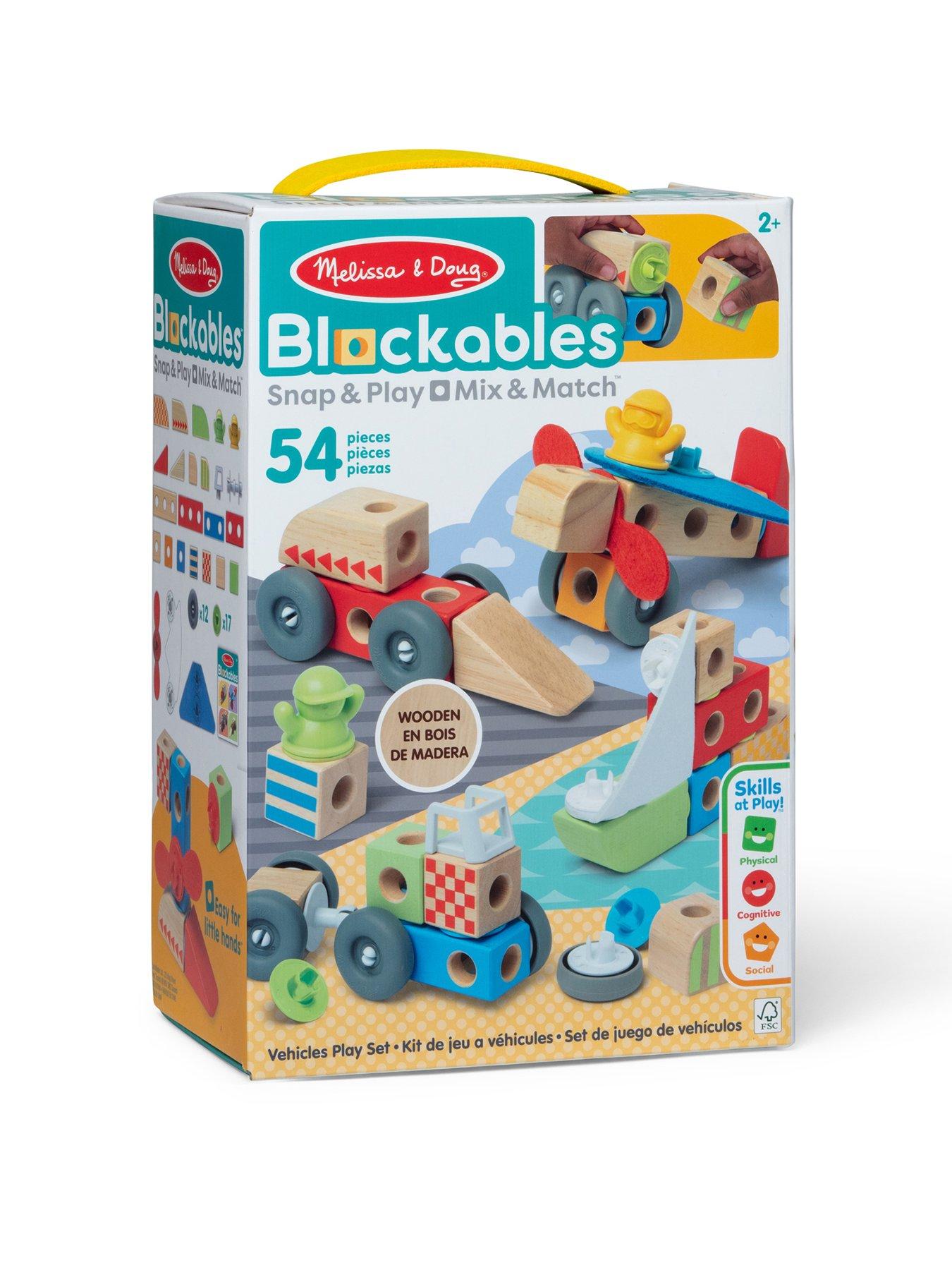 Image 1 of 8 of Melissa & Doug PS Building Set - Vehicles