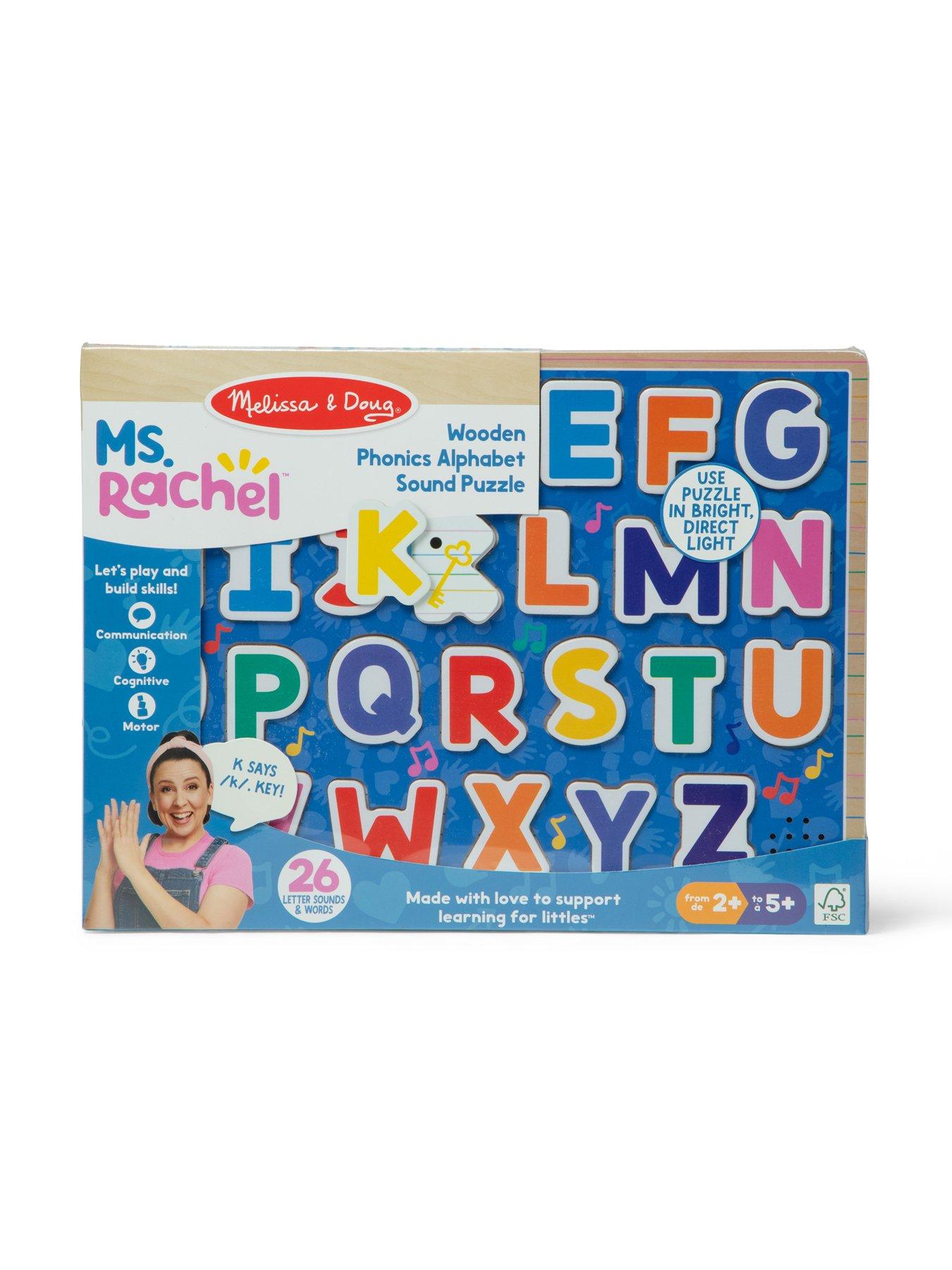 Image 2 of 8 of Melissa & Doug Ms. Rachel Phonics&nbsp;Alphabet Wooden&nbsp;Puzzle with Light-Activated Sounds