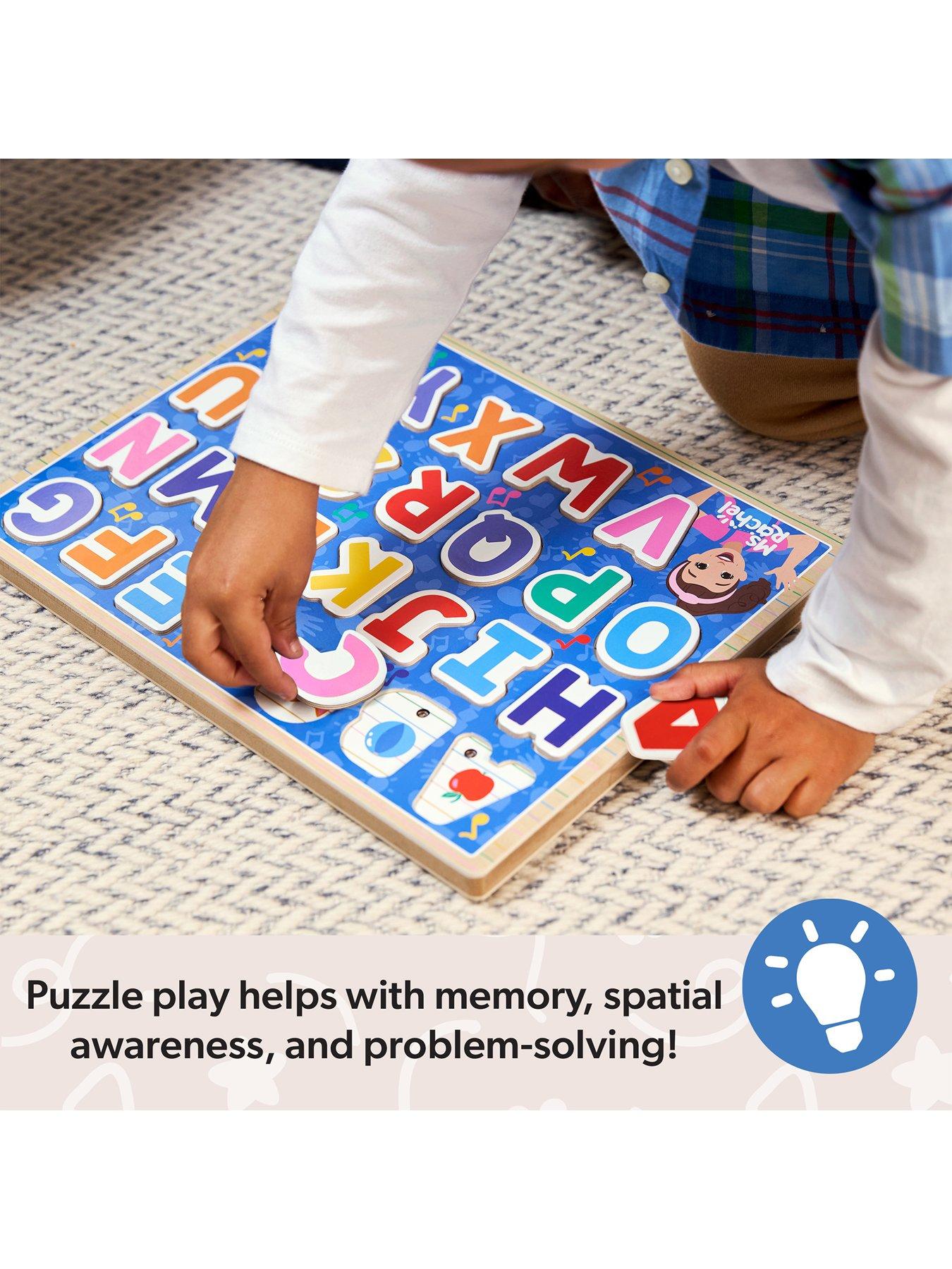 Image 6 of 8 of Melissa & Doug Ms. Rachel Phonics&nbsp;Alphabet Wooden&nbsp;Puzzle with Light-Activated Sounds