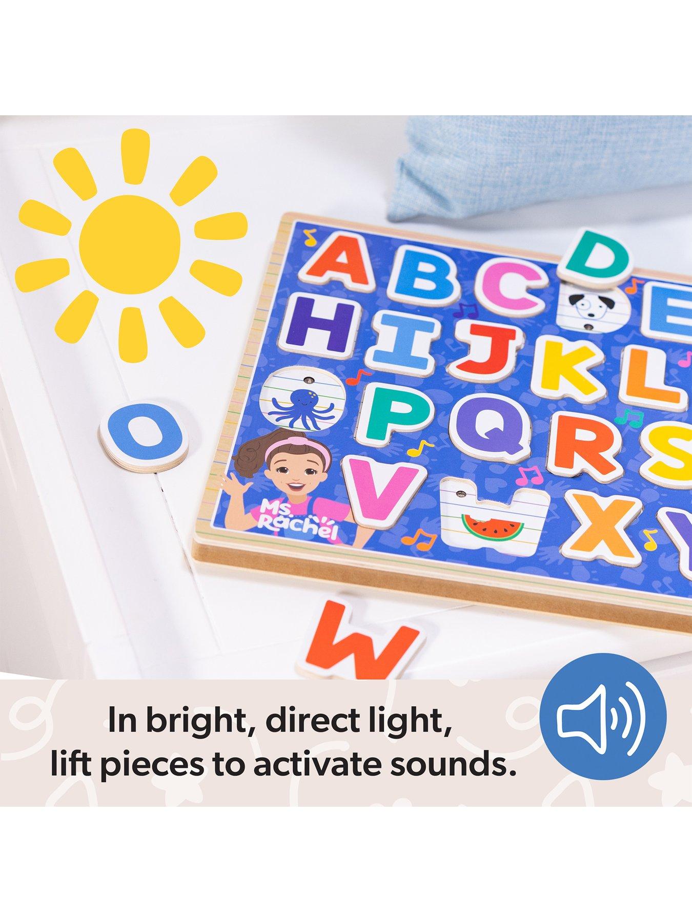 Image 7 of 8 of Melissa & Doug Ms. Rachel Phonics&nbsp;Alphabet Wooden&nbsp;Puzzle with Light-Activated Sounds