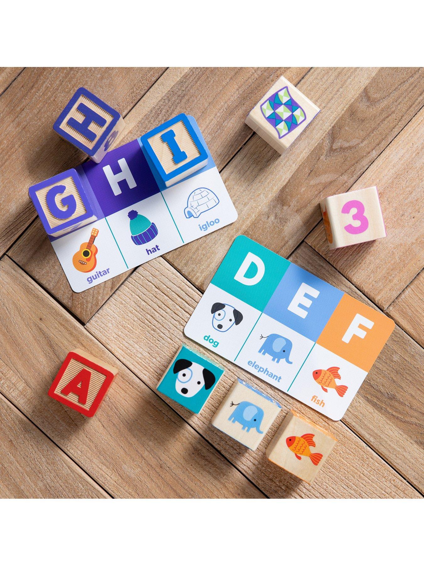 Image 7 of 8 of Melissa & Doug Ms. Rachel Wooden Learning&nbsp;Blocks + Activity Cards