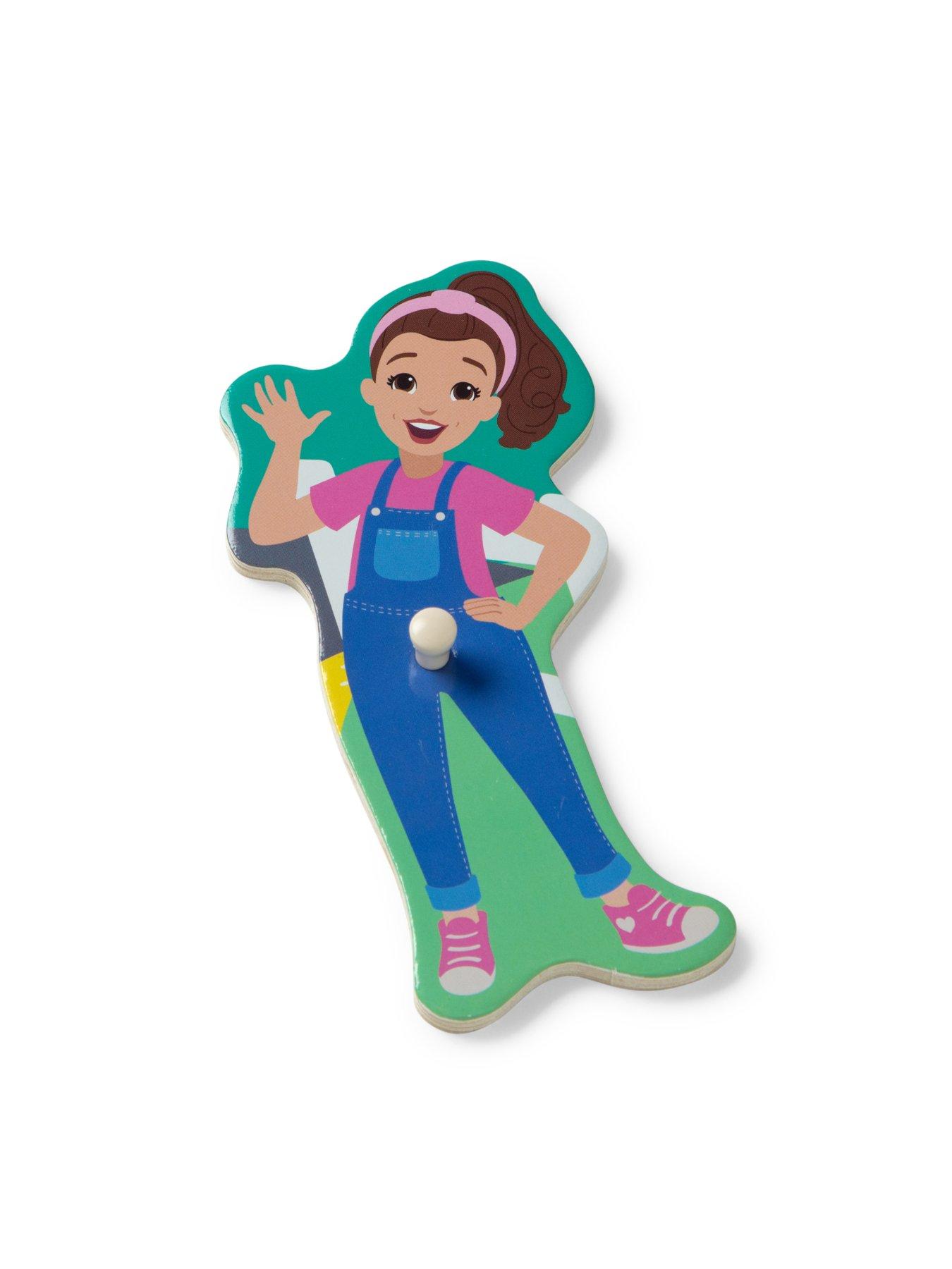 Image 4 of 8 of Melissa & Doug Ms. Rachel Sound Puzzle &ndash; 6-Piece Wooden Puzzle with Light-Activated Sounds