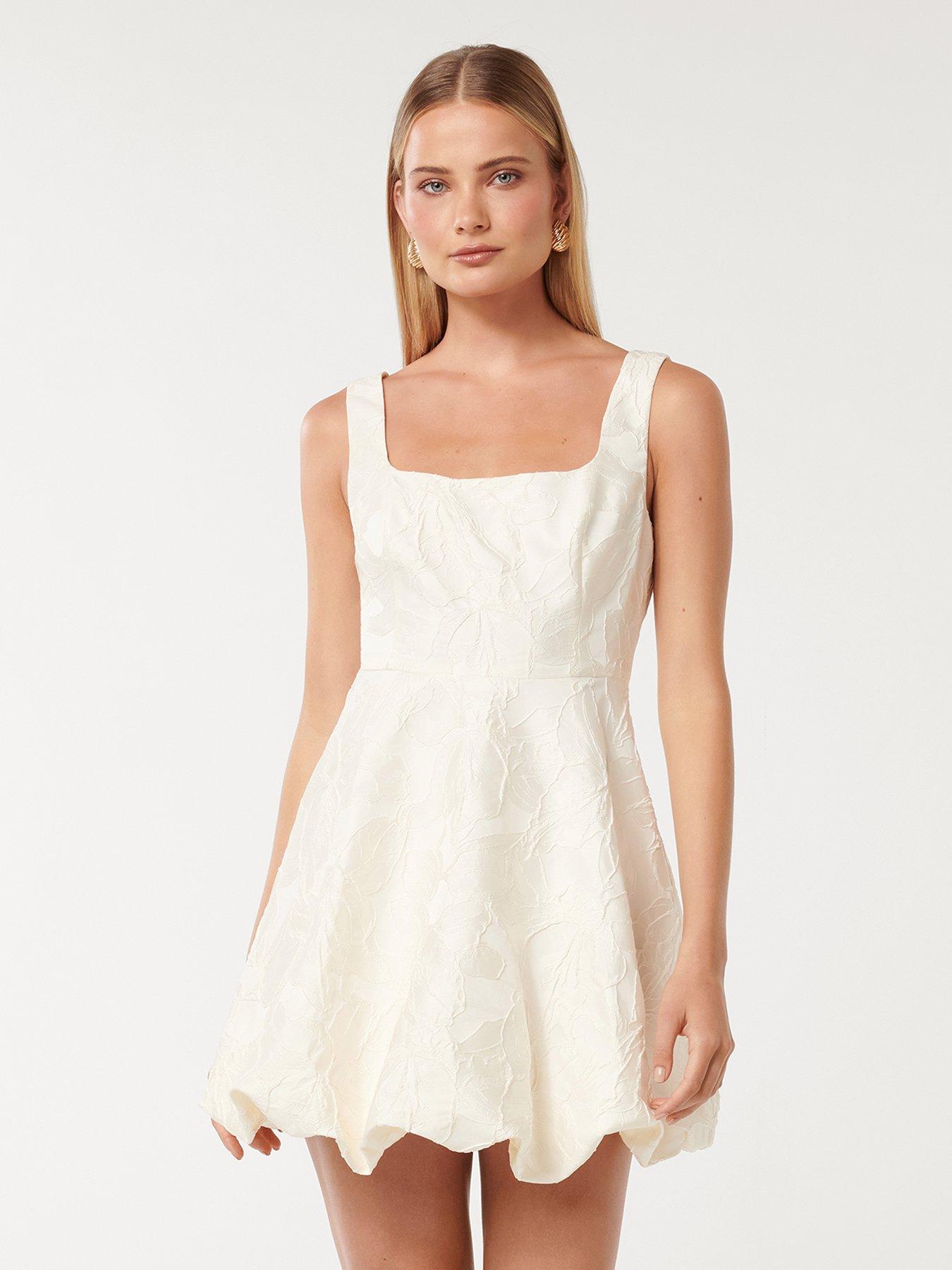 Forever New Brenda Bubble Hem Mini Dress - Multi