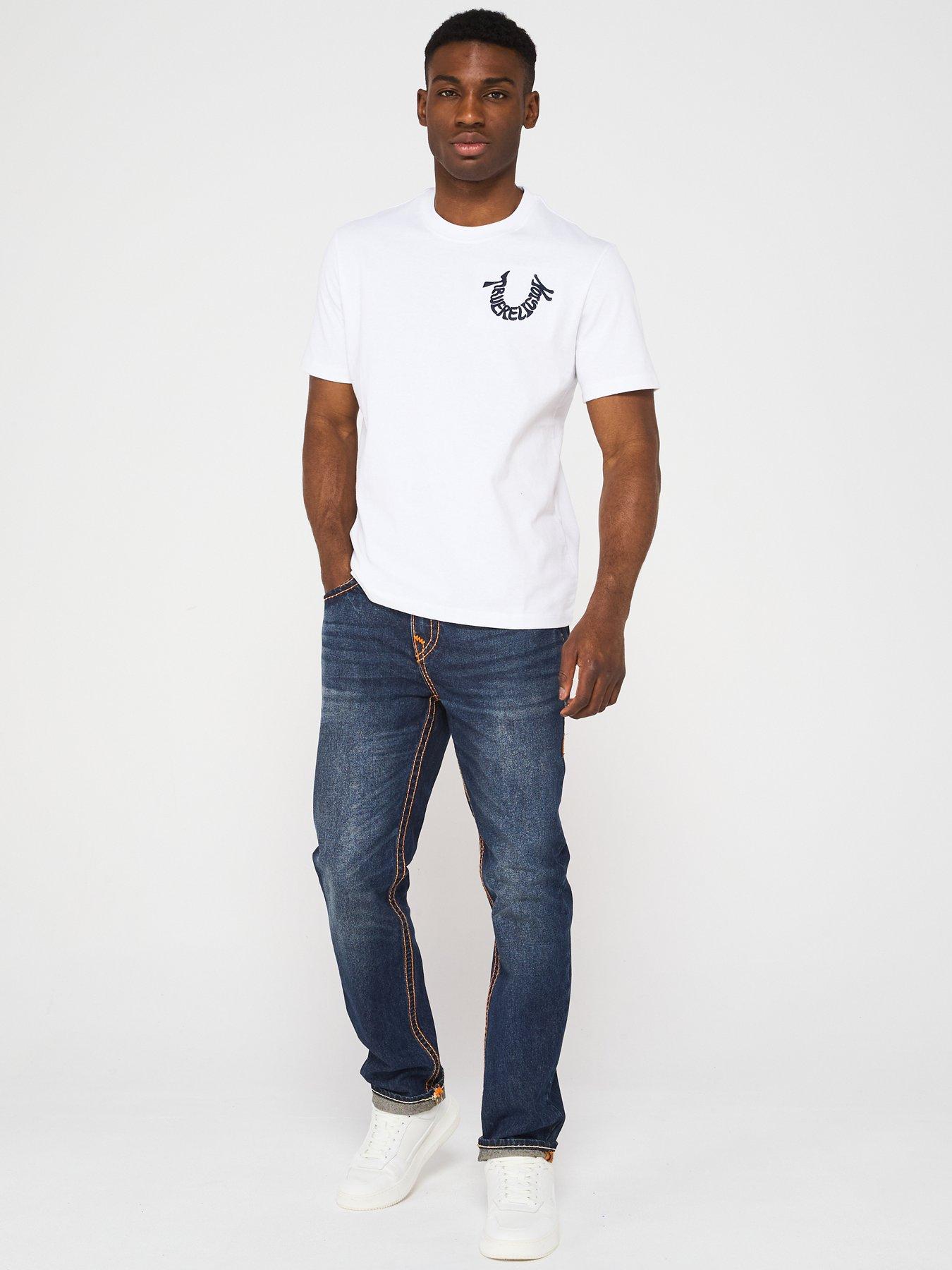 Image 3 of 4 of TRUE RELIGION Relaxed Warp T-Shirt - White
