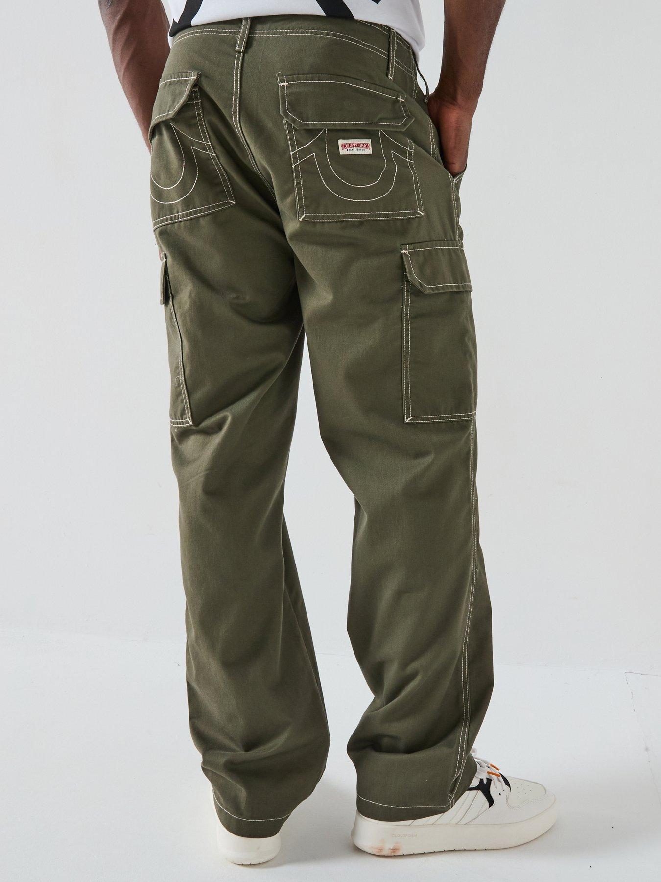 undefined Big T Cargo Trousers - Khaki