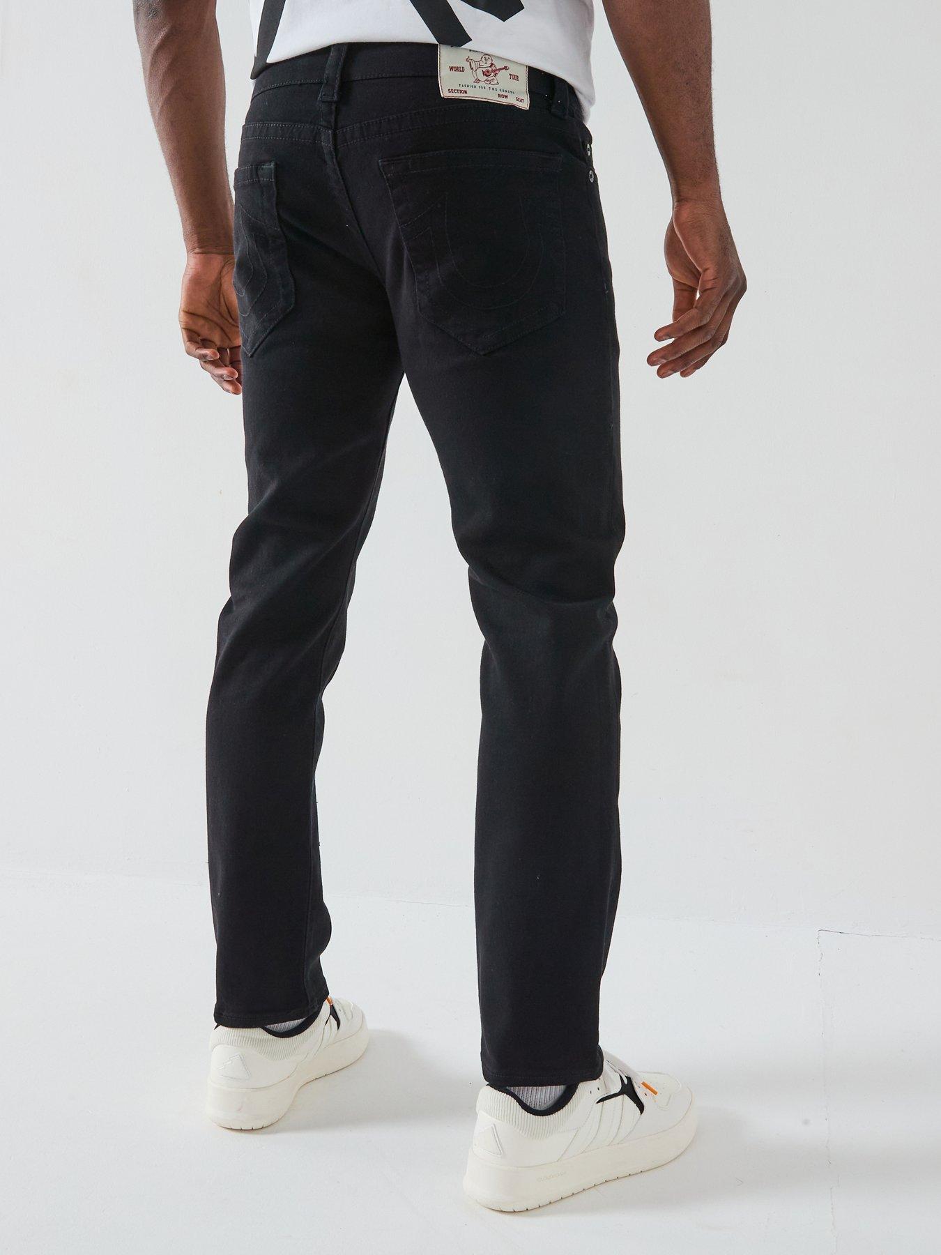 undefined Geno No Flap Straight Fit Jeans - Black