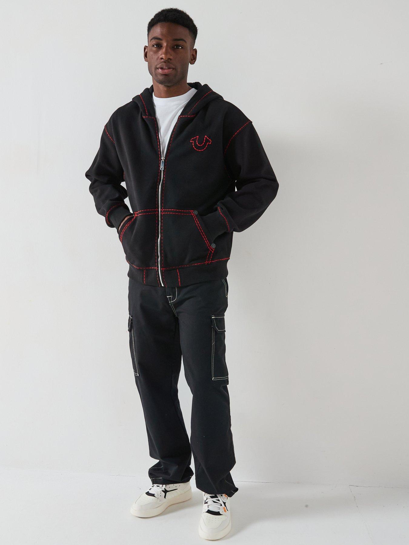 Image 3 of 6 of TRUE RELIGION Embroidered Buddha Super Hoodie - Black