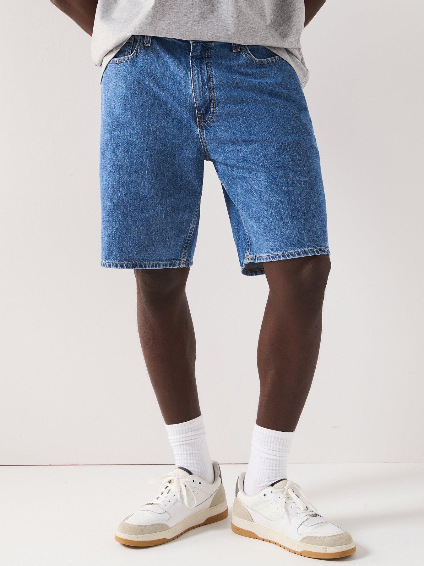 Image of Guess Jeans Regular Denim Shorts - Blue