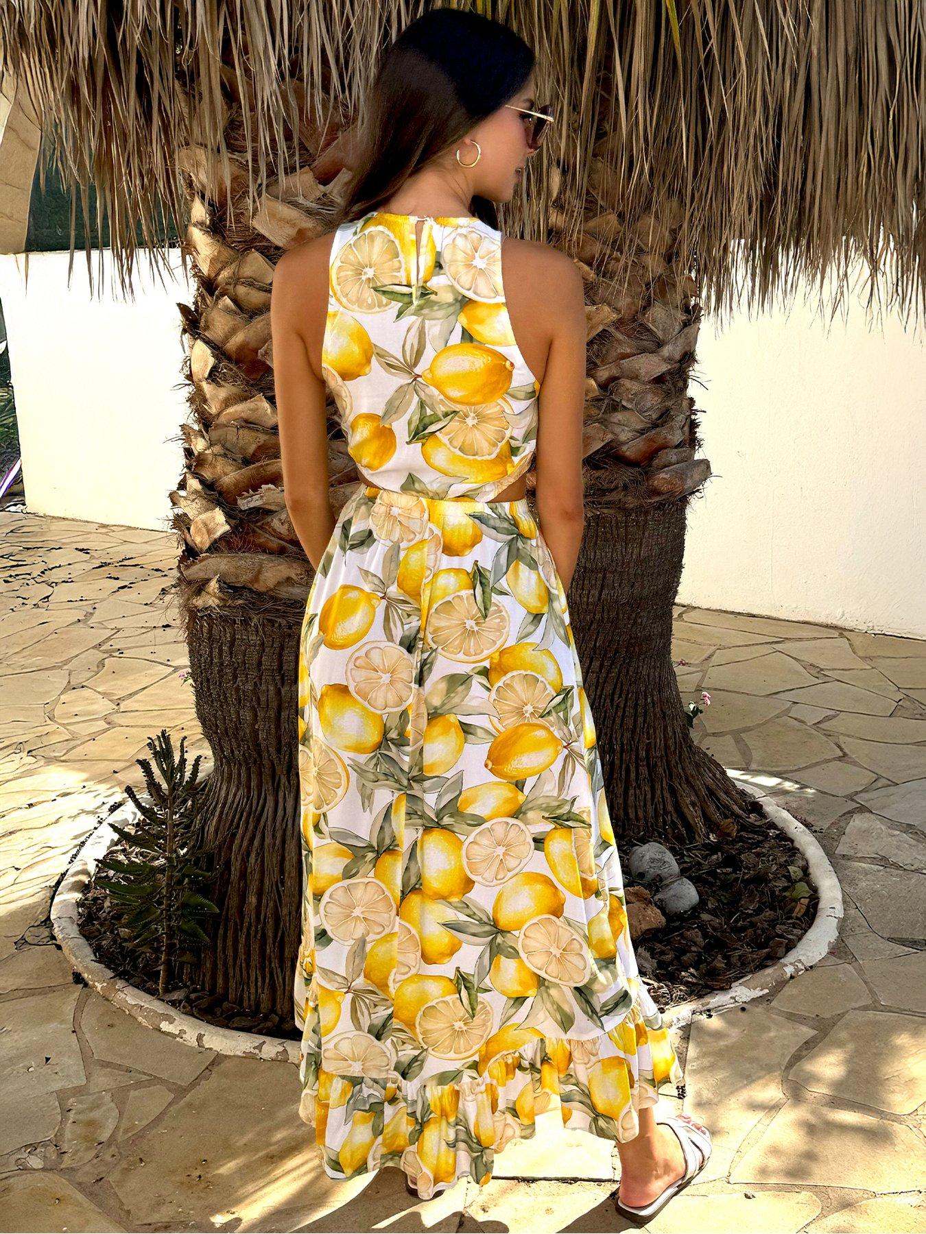 ax-paris-printed-cut-out-midi-dress-lemon-yellowstillFront