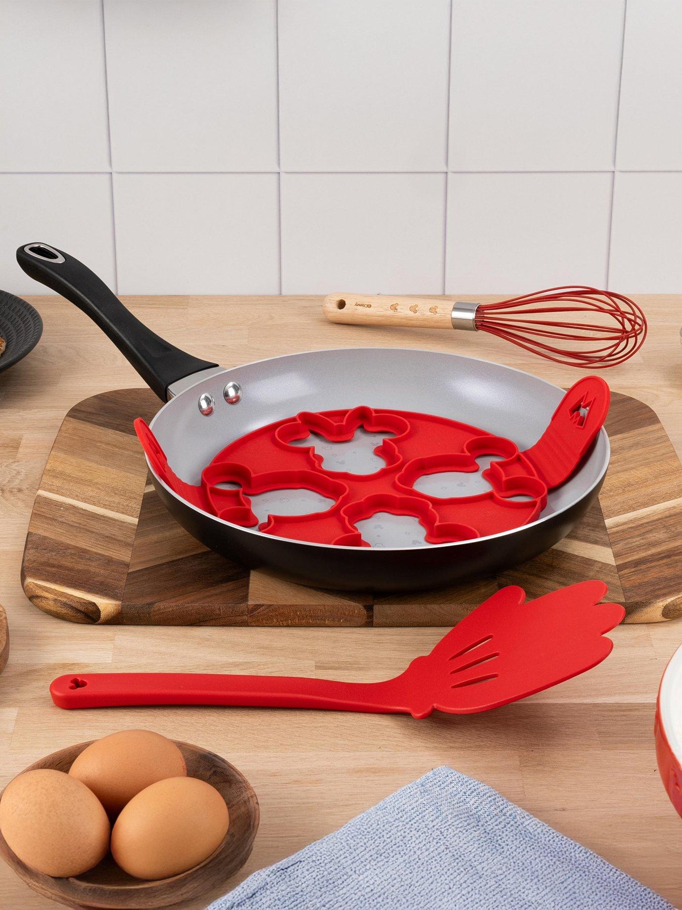 undefined Prestige Disney Monochrome Ceramic Non-stick Pancake Pan & Utensil Set