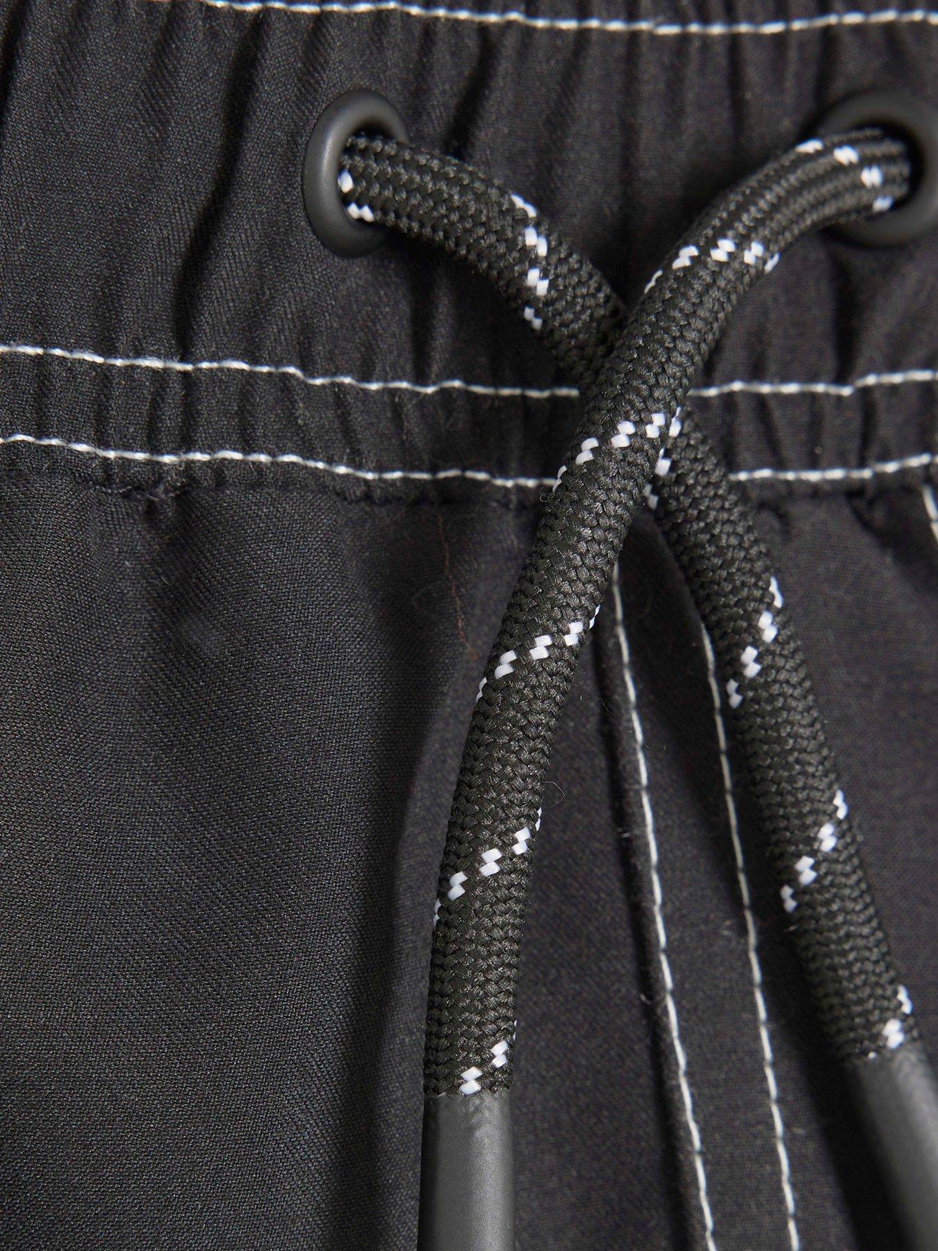 Image 3 of 3 of River Island Boys Luminis Swim Shorts - Black