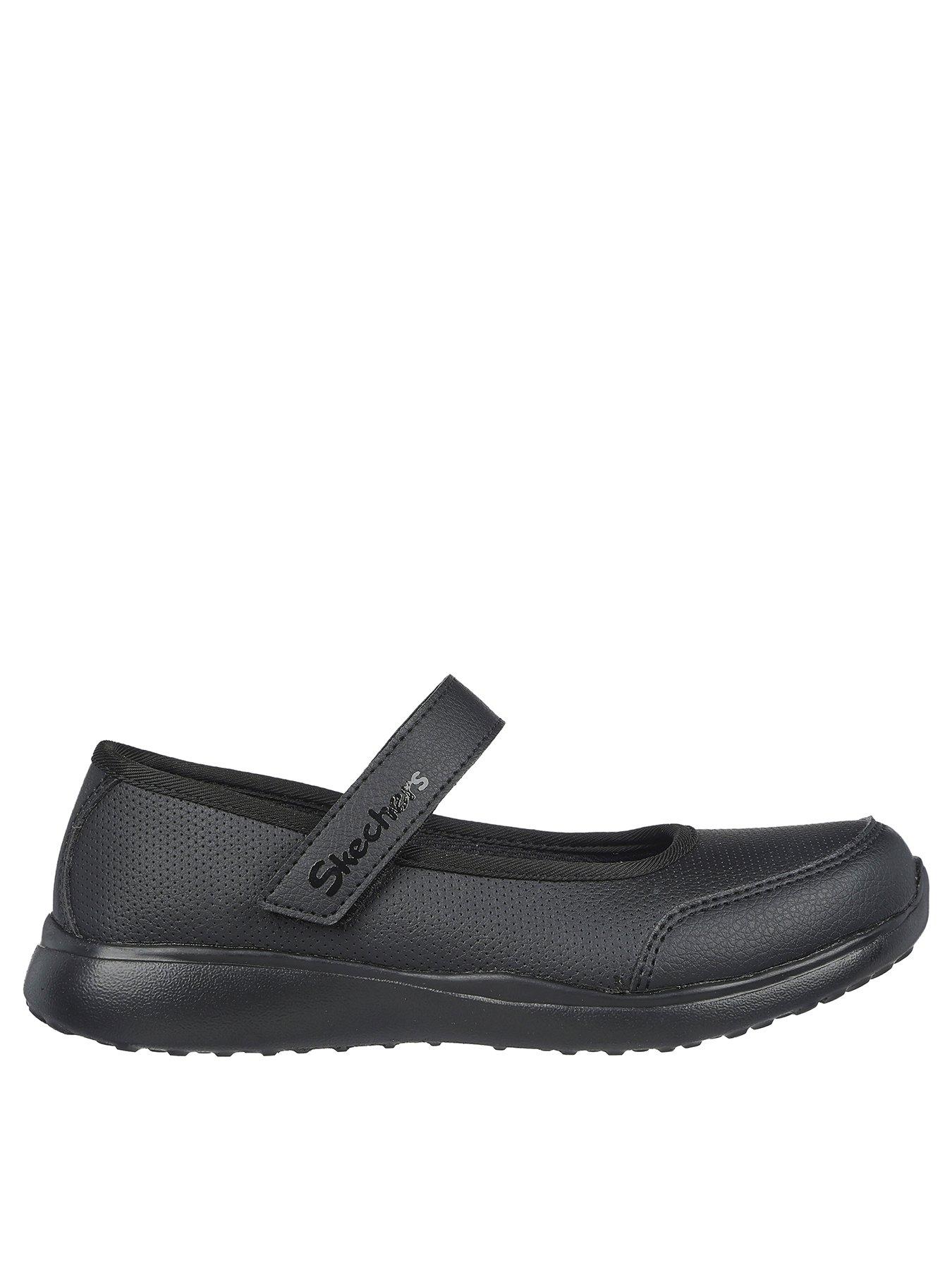 Skechers Kids Microstrides - Recess Rules Mary Jane Back To School Shoe - Black
